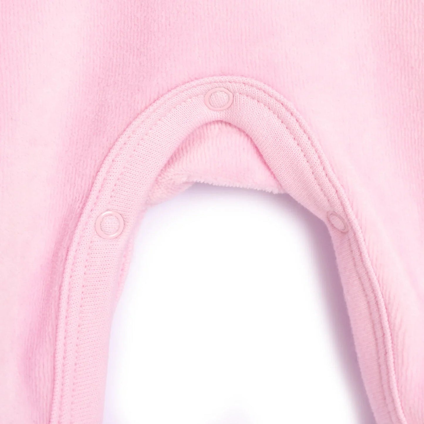 HelloBaby Newborn Baby Girl Velvet Footed Jumpsuit - Pink ebebek