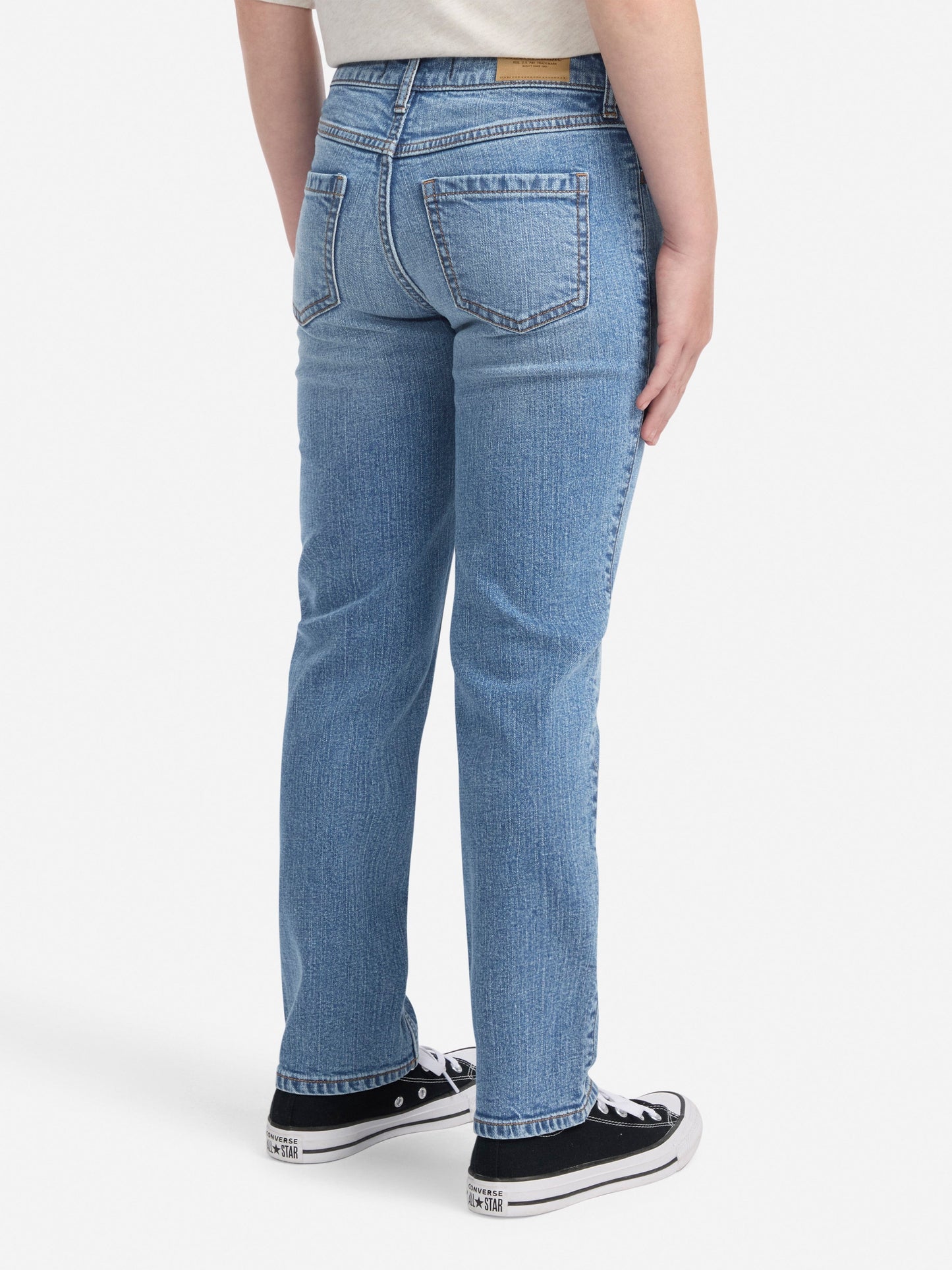 Abercrombie & Fitch Girls High Rise 90S Straight Jeans in Blue Childsplay Clothing