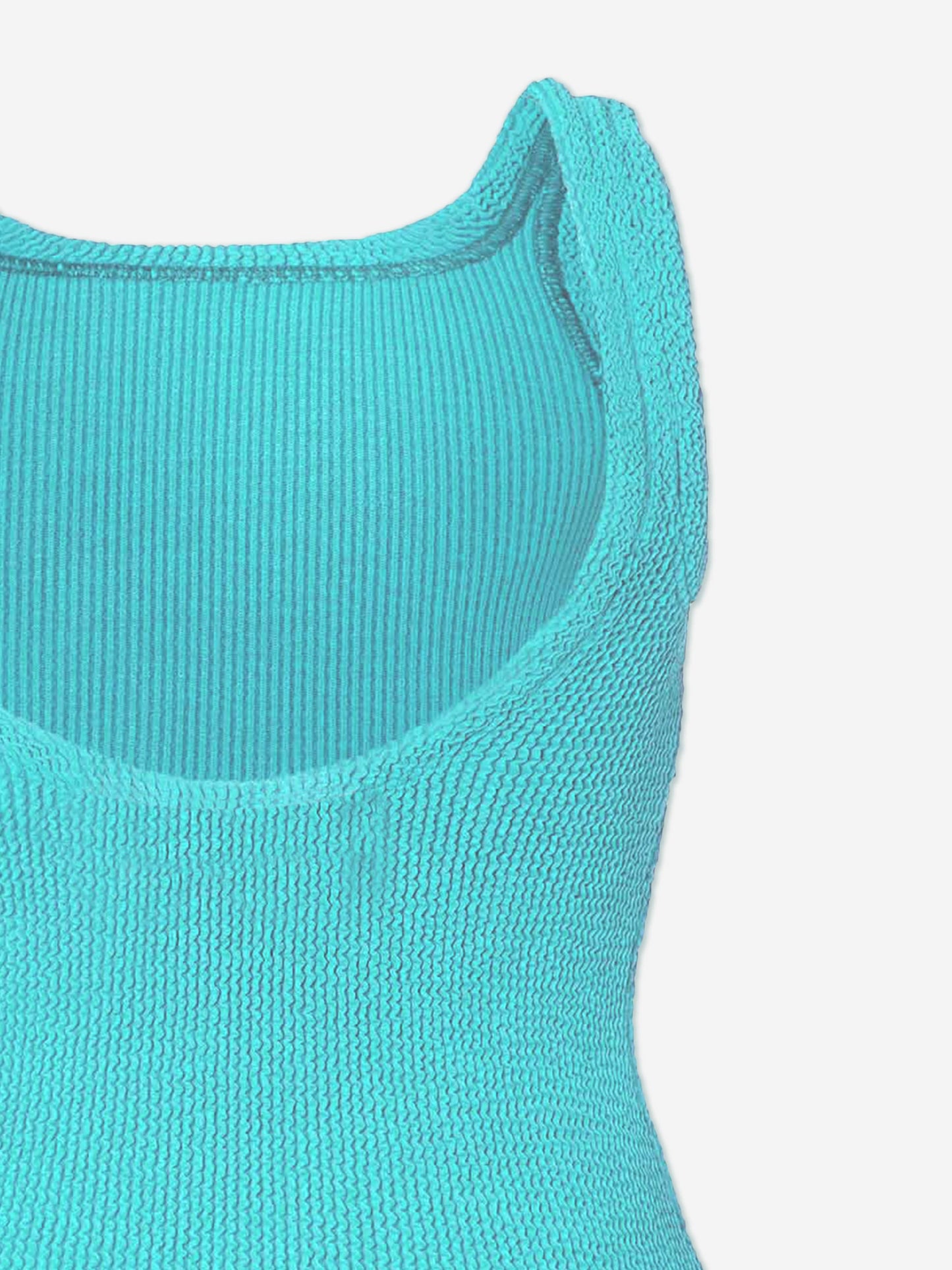 HUNZA G Girls Classic Swimsuit in Blue Childsplay Clothing