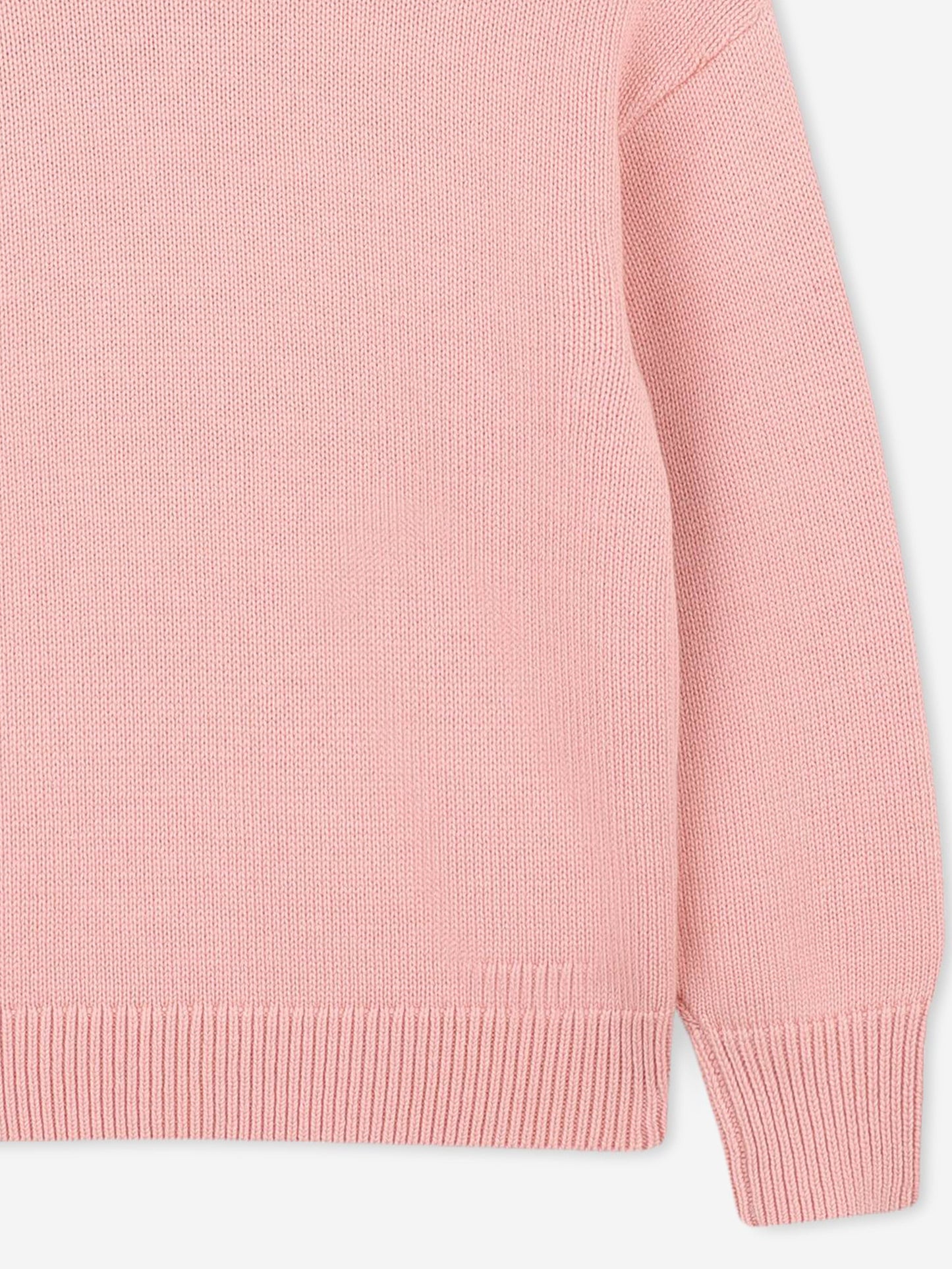KENZO Girls Lucky Tiger Knitted Jumper in Pink Childsplay Clothing