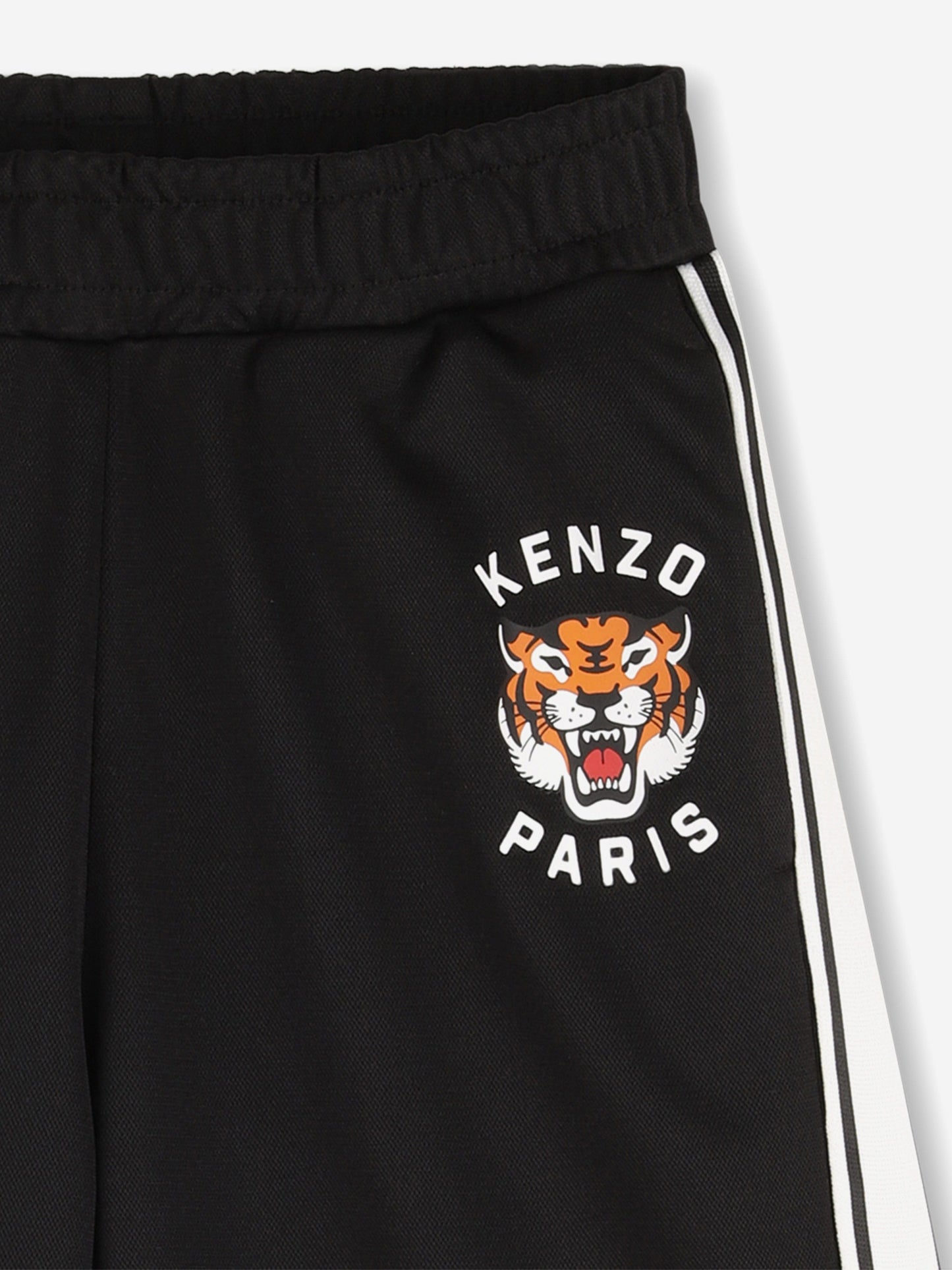 KENZO Kids Lucky Tiger Bermuda Shorts in Black Childsplay Clothing