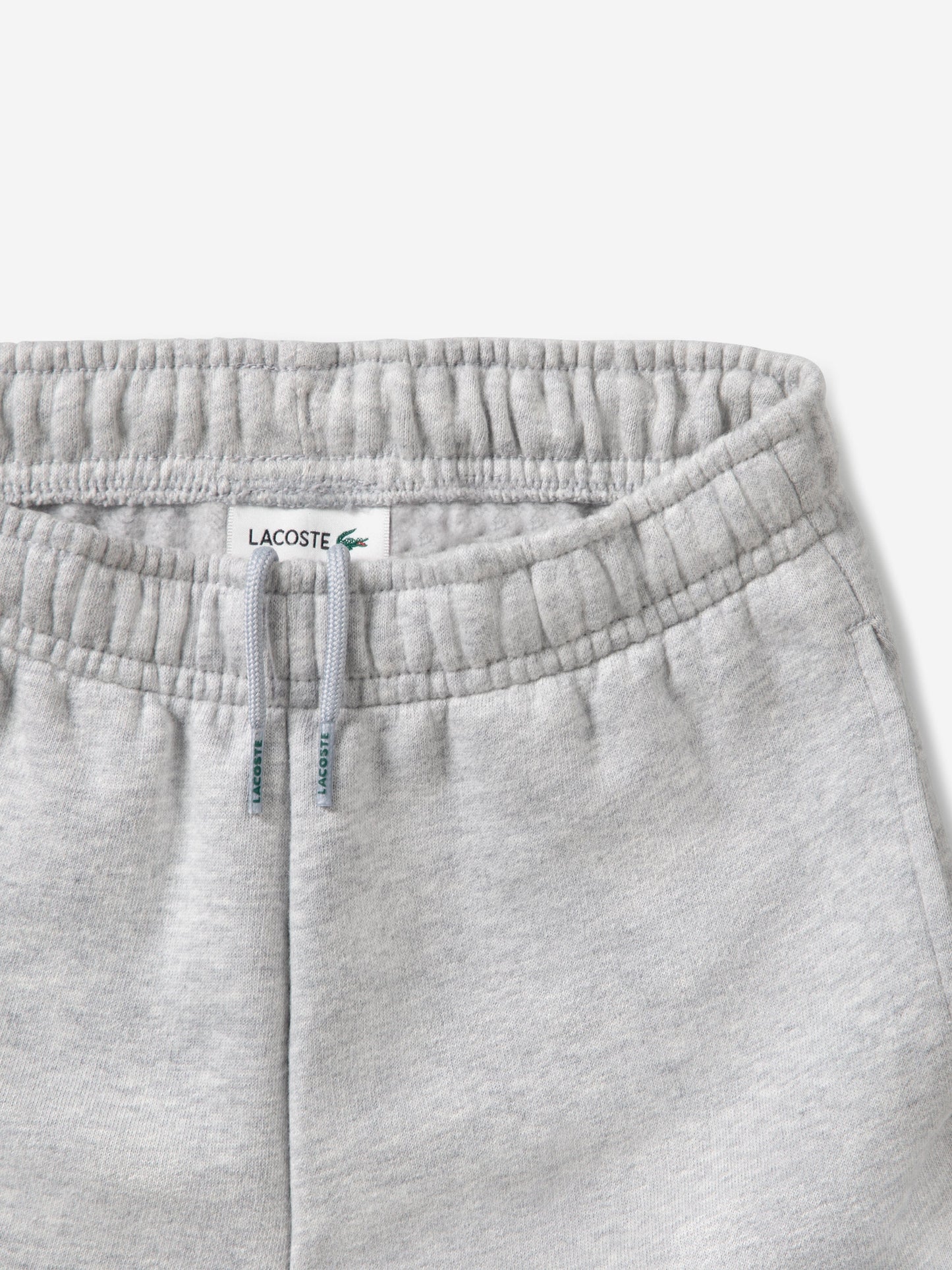 Lacoste Boys Fleece Logo Shorts in Grey Childsplay Clothing