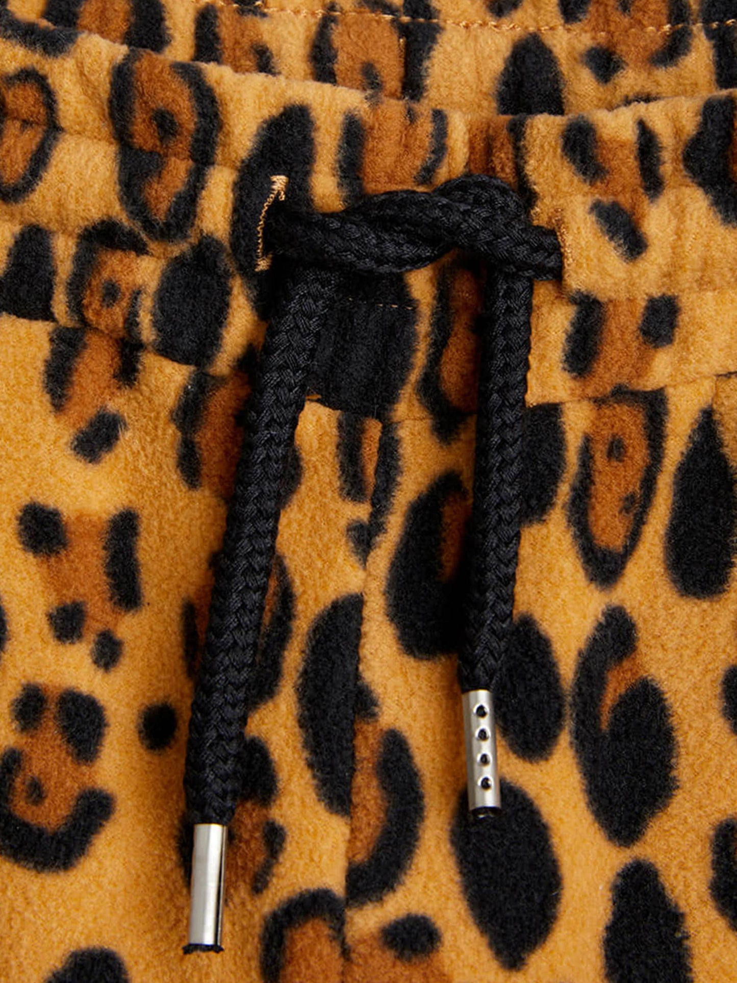 Mini Rodini Girls Leopard Joggers in Brown Childsplay Clothing