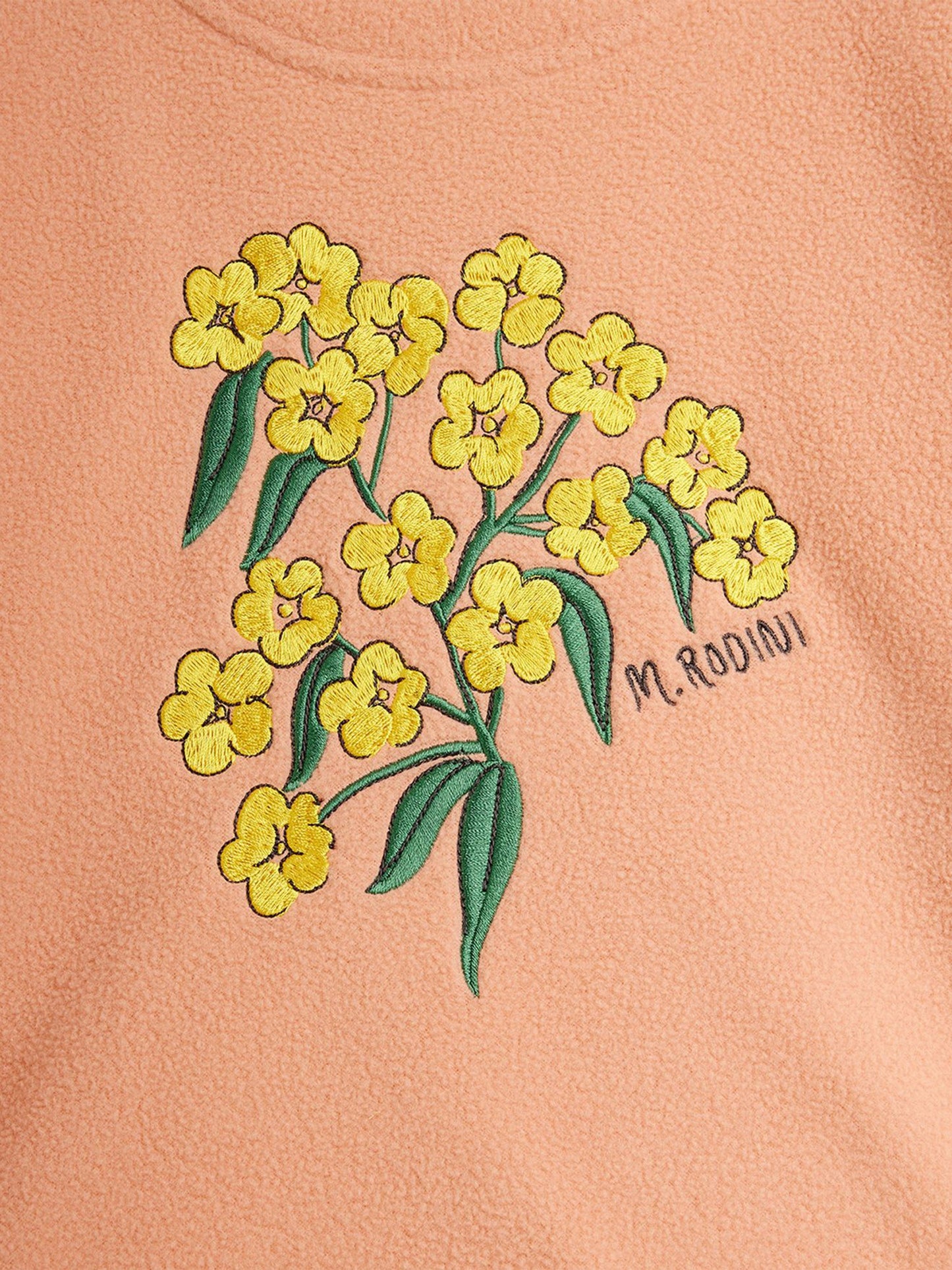 Mini Rodini Girls Alpine Flowers Long Sleeve T-Shirt in Pink Childsplay Clothing