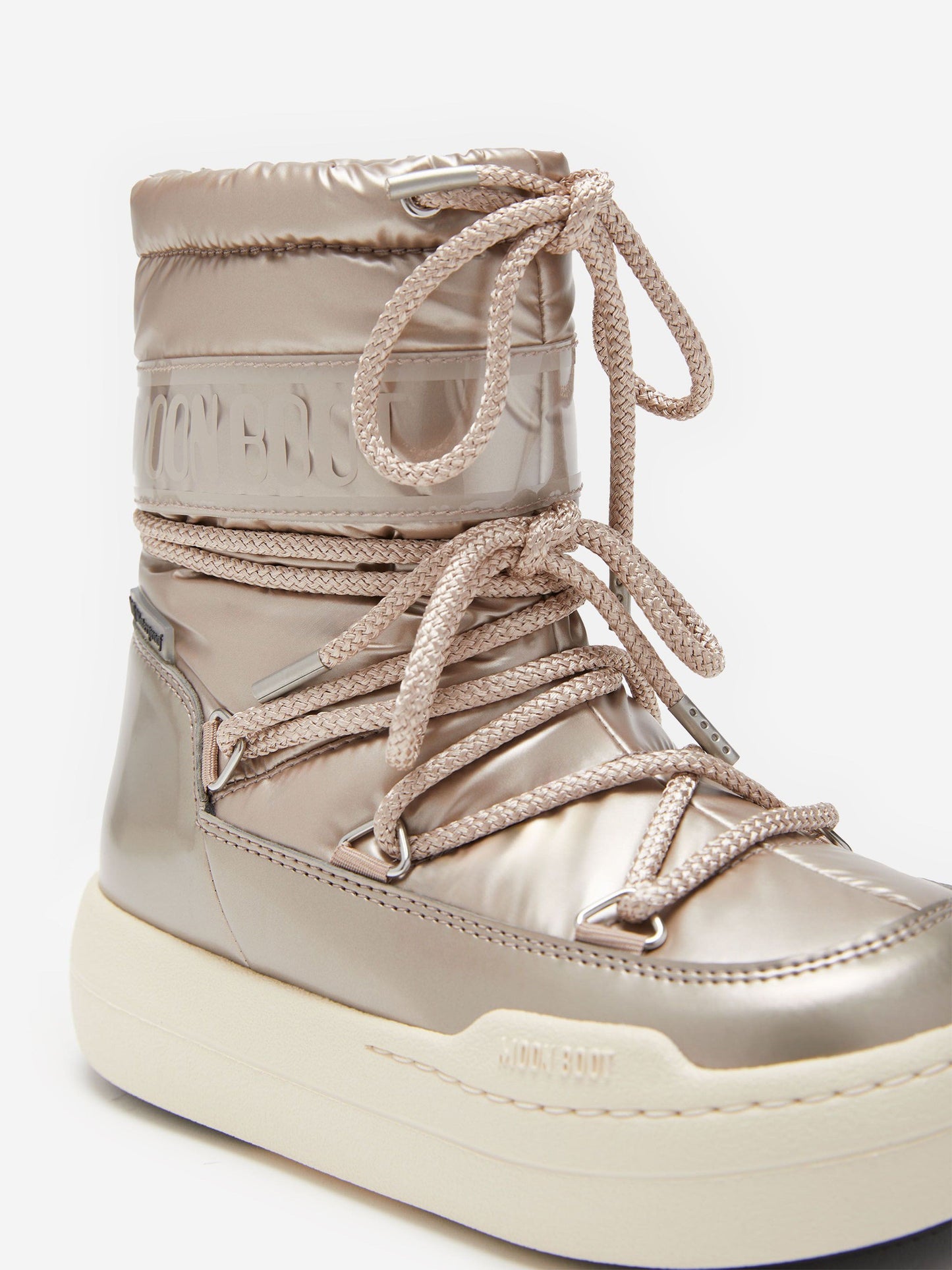 Moon Boot Girls JR Park Boots in Rose Gold Childsplay Clothing
