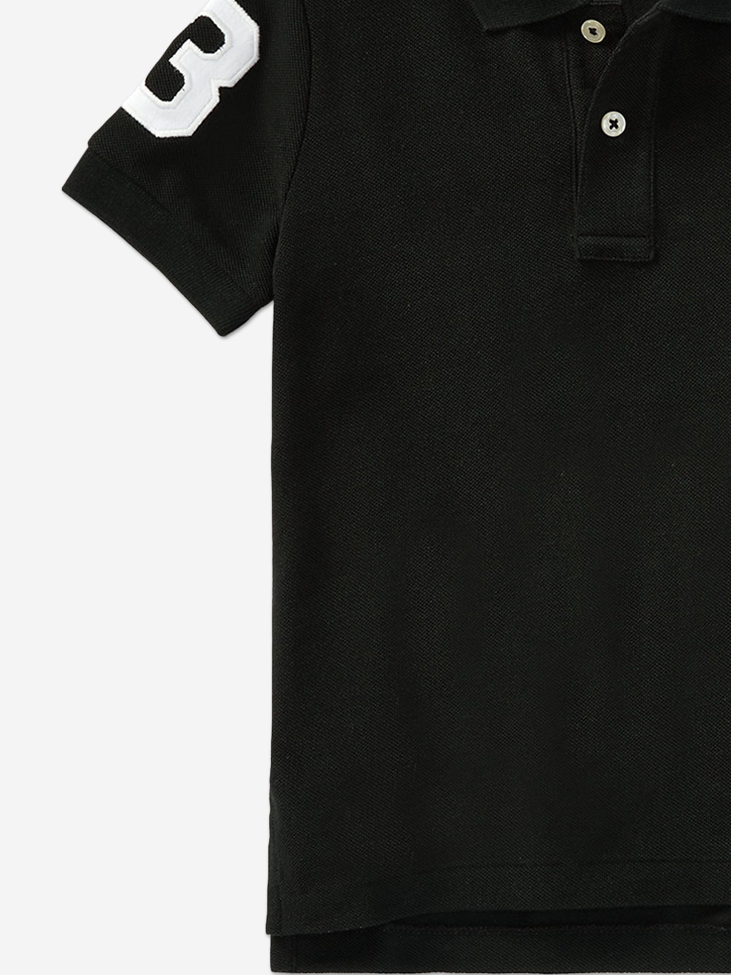 Ralph Lauren Boys Logo Polo Shirt in Black Childsplay Clothing