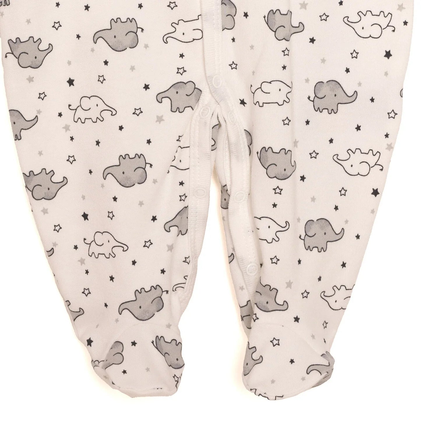 HelloBaby Newborn Unisex Baby Footed Jumpsuit - Body -Hat - Ecru ebebek