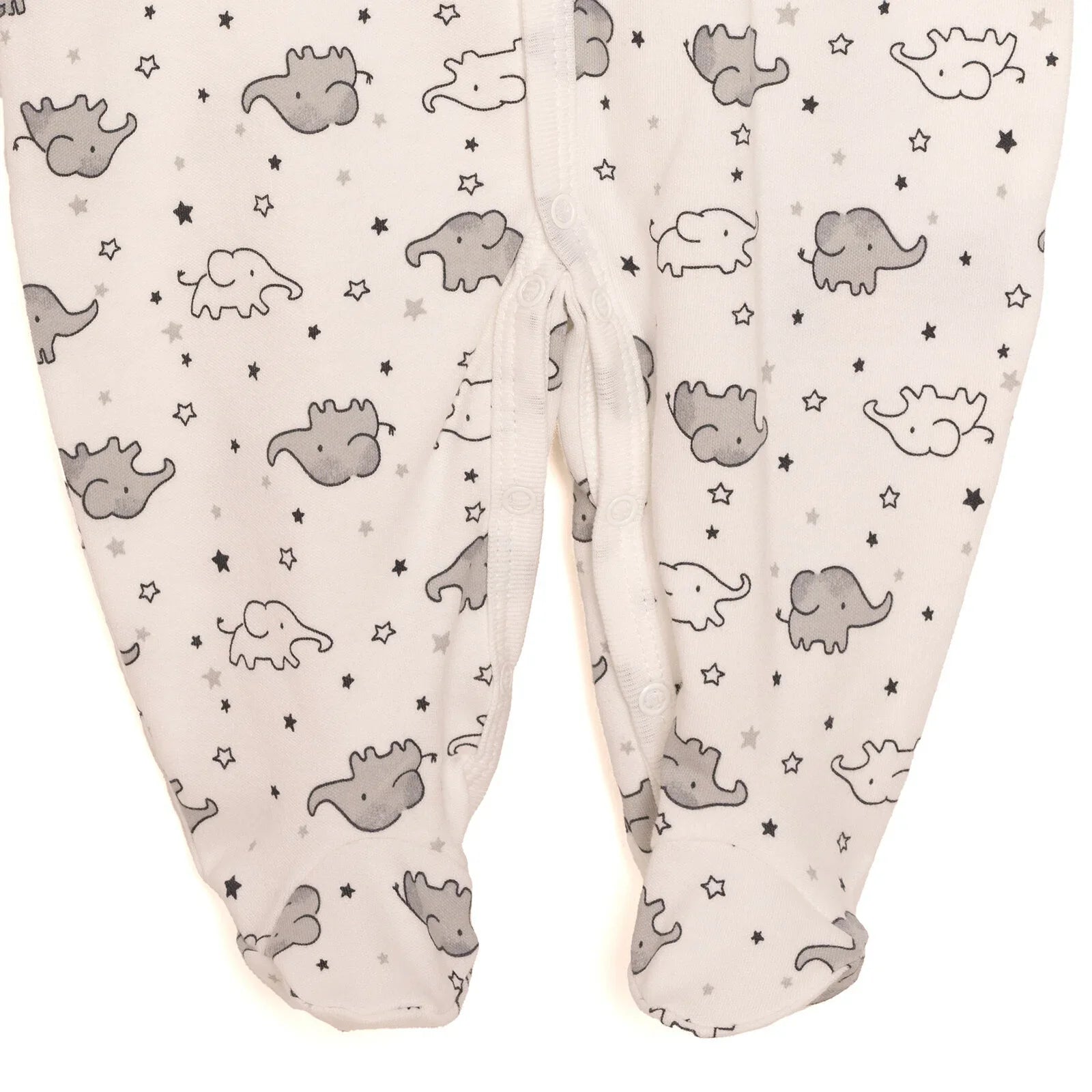 HelloBaby Newborn Unisex Baby Footed Jumpsuit - Body -Hat - Ecru ebebek