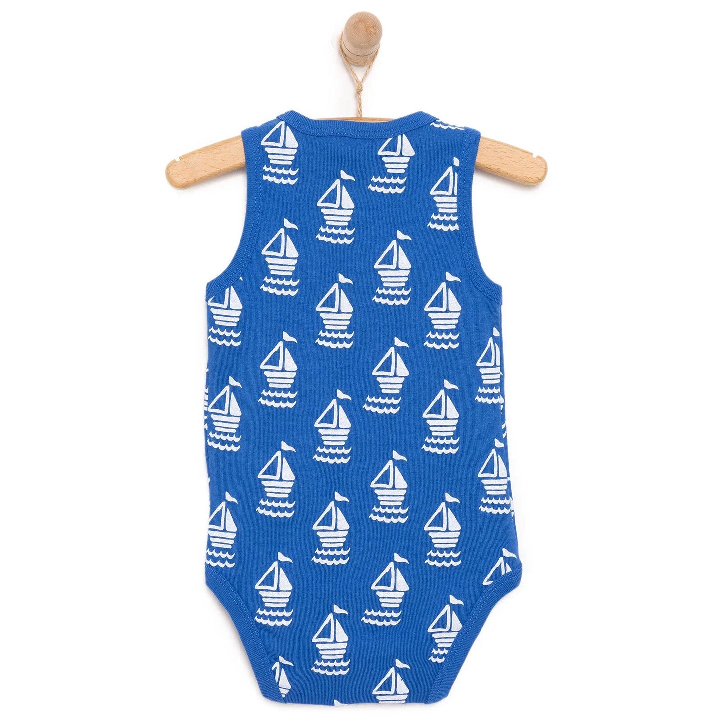 HelloBaby Boy Athlete Bodysuit - Navy Blue ebebek