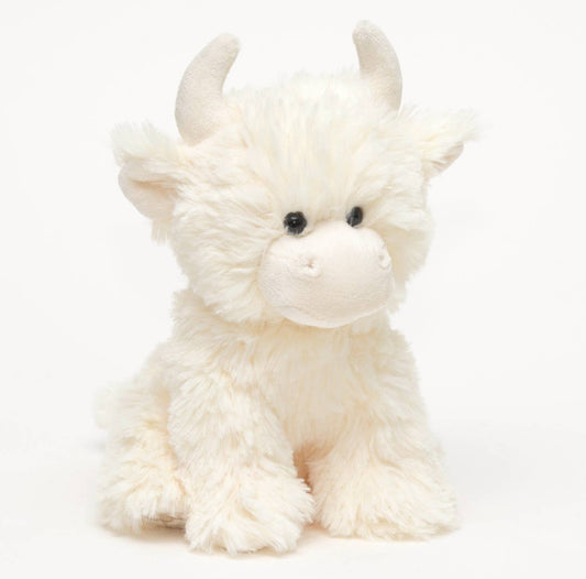 Highland Cow Cream Plush Soft Toy - 20cm Jomanda Soft Toys & Accessories - UK Based