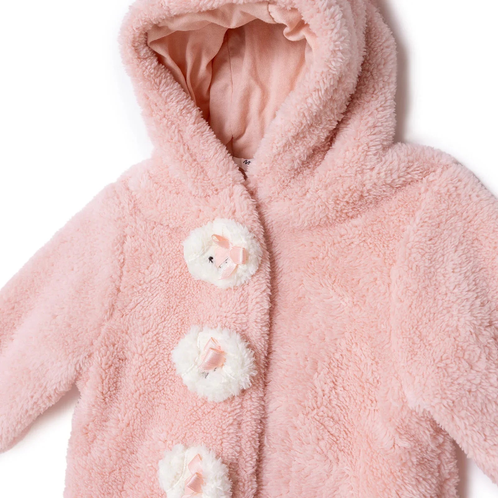 Midimod Newborn Welsoft Footless Jumpsuit - Pink ebebek