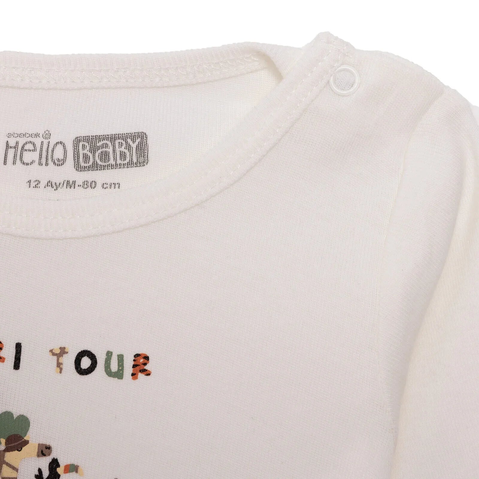 HelloBaby Baby Boy Long Sleeve Body 2 pcs - Beige ebebek