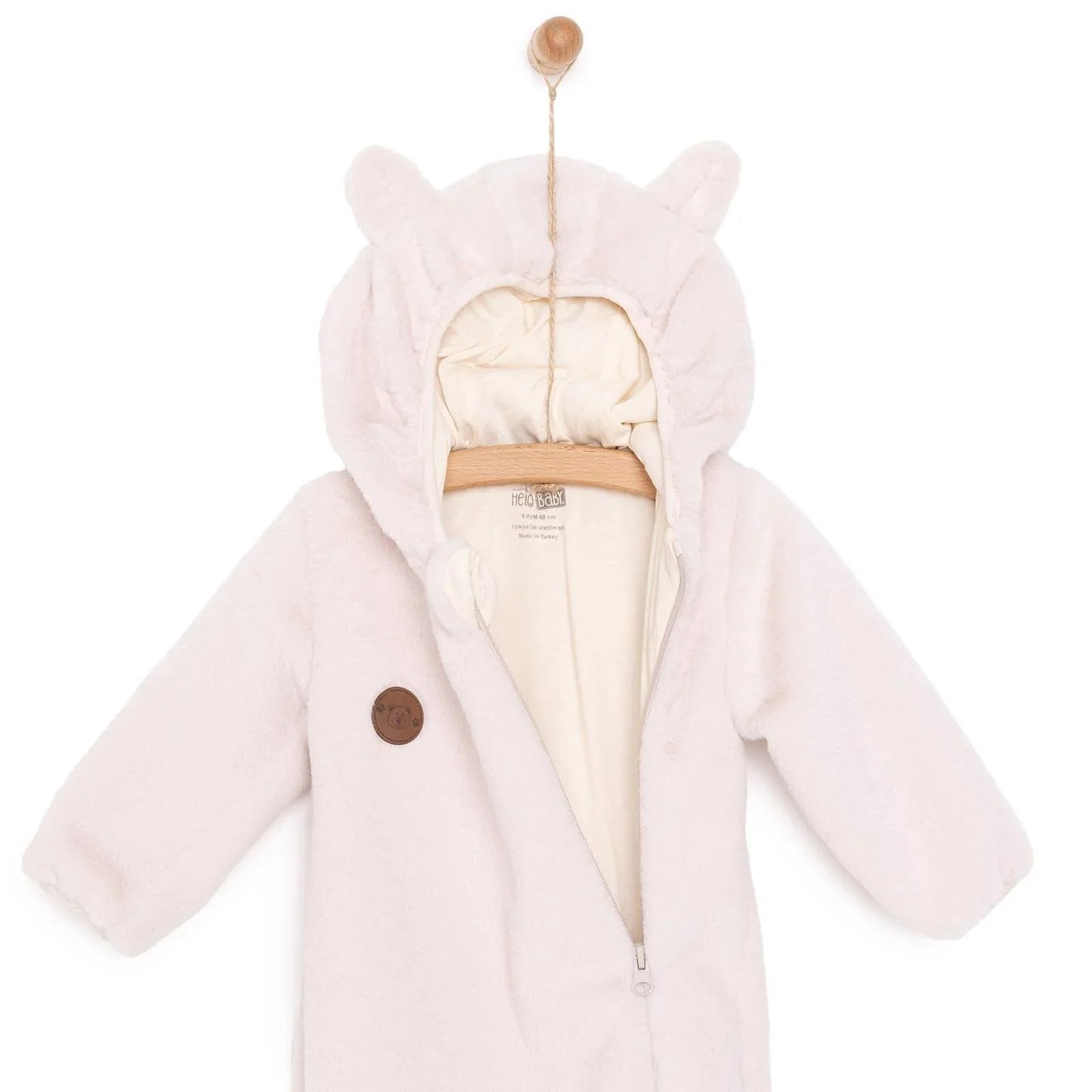 HelloBaby Newborn Unisex Baby Jumpsuit - Beige ebebek