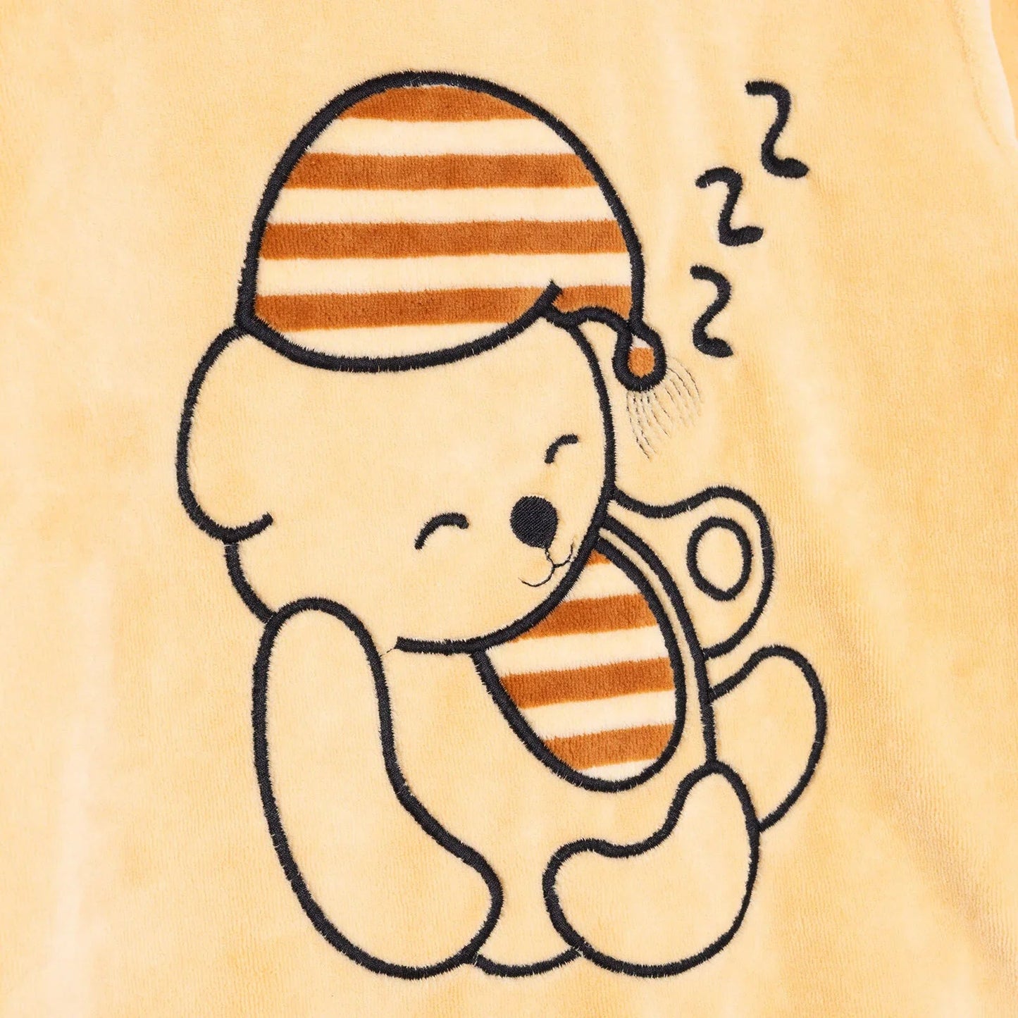 HelloBaby Velvet Pyjama Set - Light Brown ebebek
