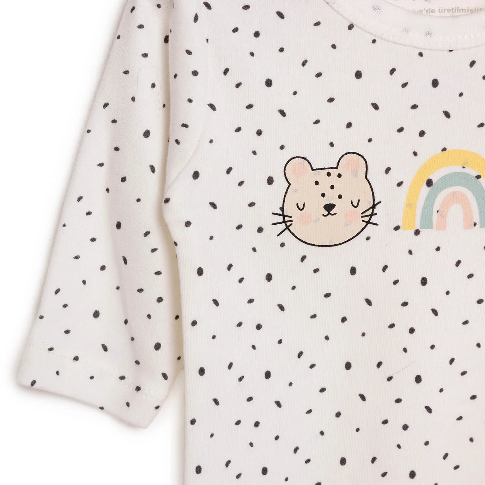 HelloBaby Baby Girl Long Sleeve Body - Ecru ebebek