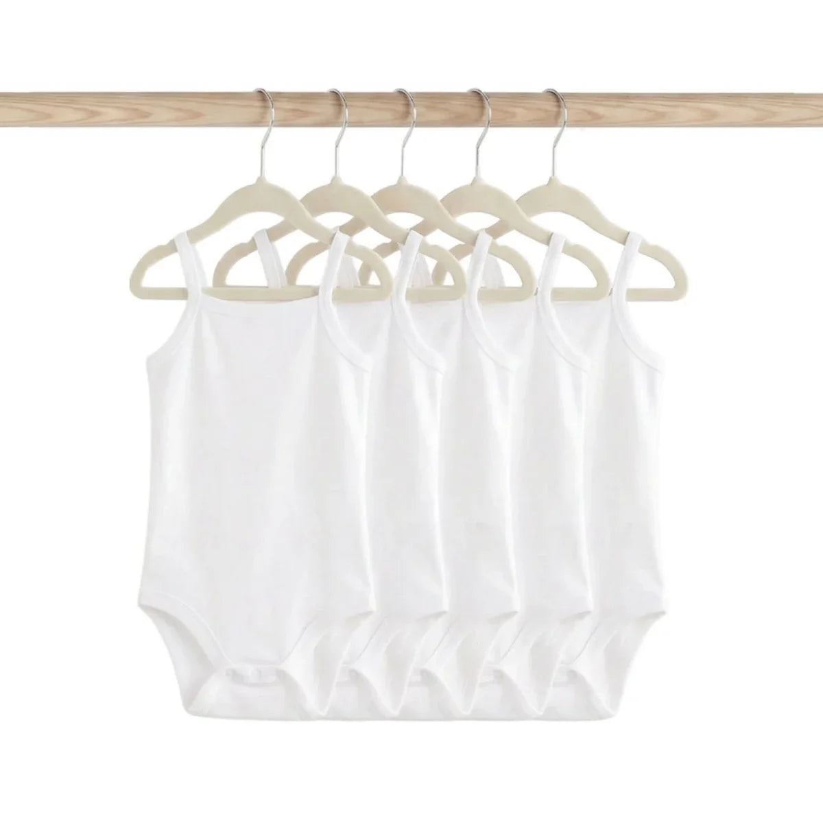 HelloBaby Unisex Strappy Bodysuit 5 pcs ebebek