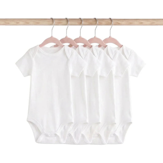 HelloBaby Unisex Short Sleeve Bodysuit 5 pcs ebebek
