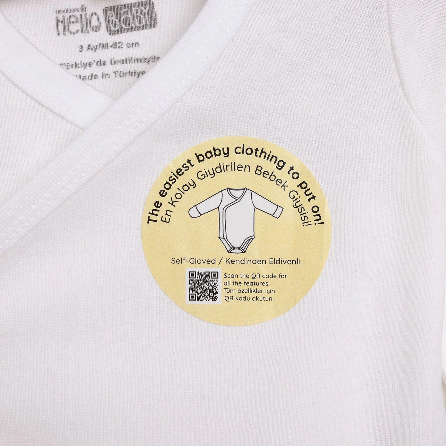 HelloBaby Bodysuit - Ecru ebebek