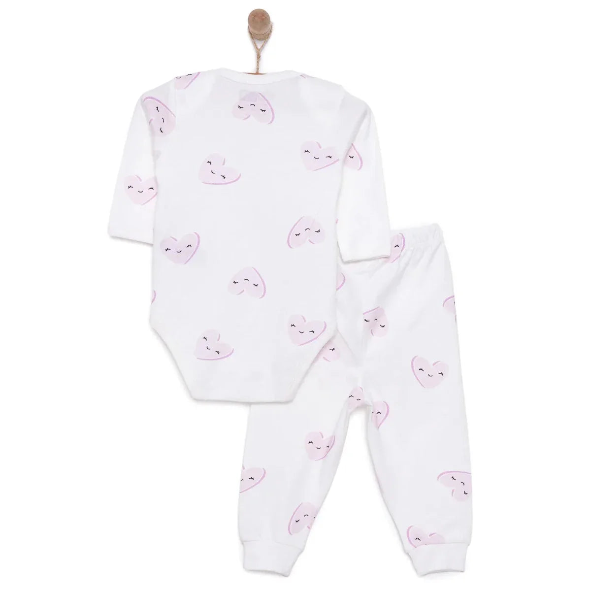 HelloBaby Unisex Body- Footless Bottom - Ecru ebebek