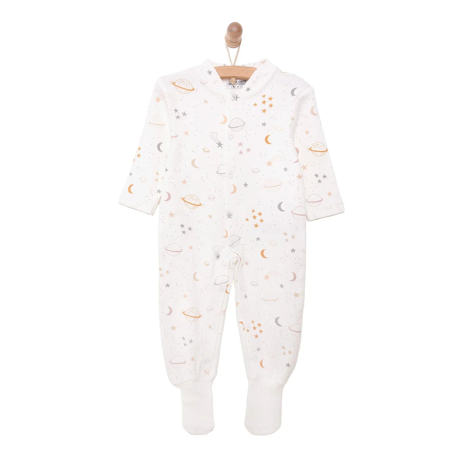 HelloBaby Newborn Boy Jumpsuit - Beige ebebek