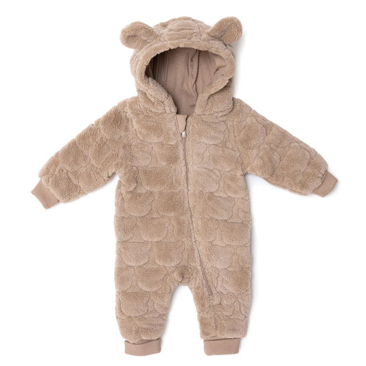 Midimod Newborn Welsoft Footless Jumpsuit - Beige ebebek