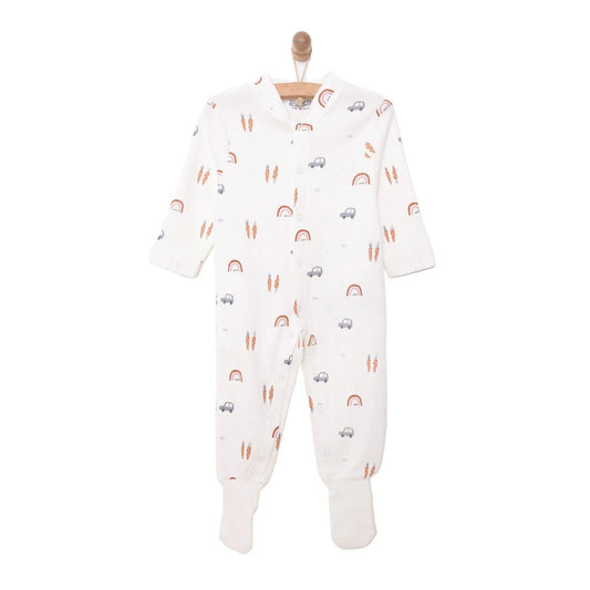 HelloBaby Newborn Jumpsuit - Beige ebebek