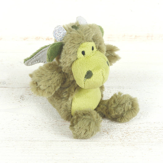 Dragon Soft Toy Mini Green Plush Soft Toy - 12cm Jomanda Soft Toys & Accessories - UK Based