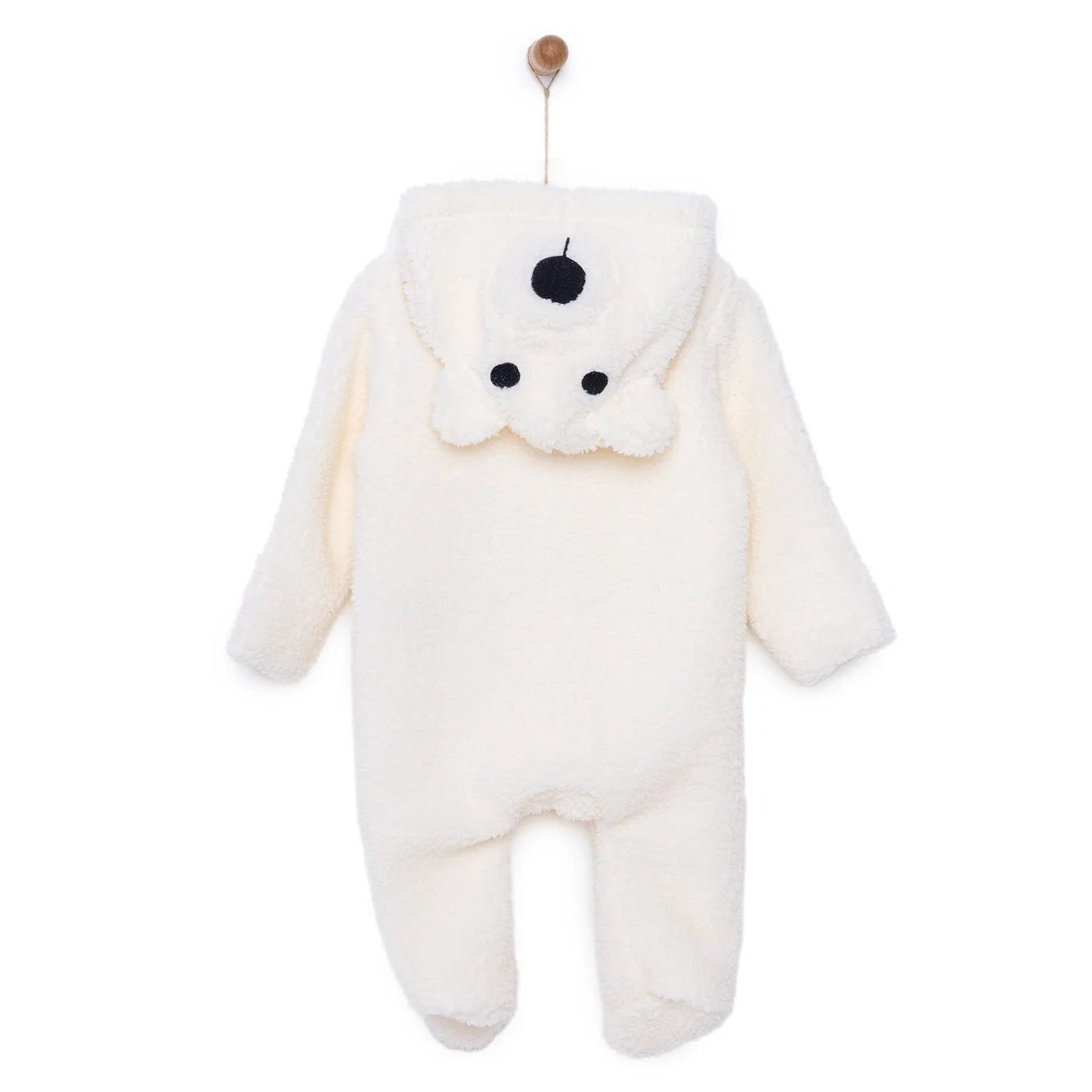 HelloBaby Newborn Unisex Baby Jumpsuit - Ecru ebebek