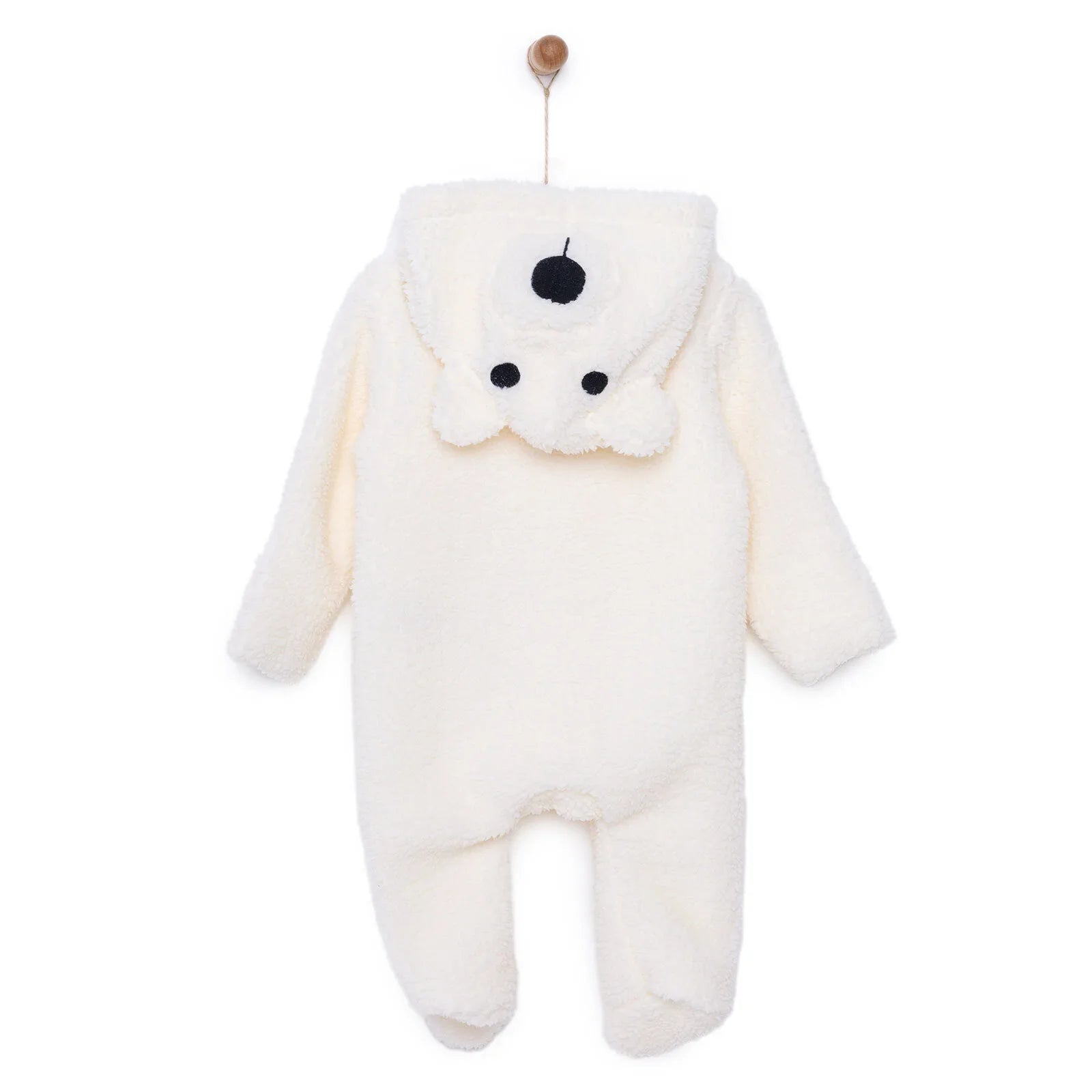 HelloBaby Newborn Unisex Baby Jumpsuit - Ecru ebebek