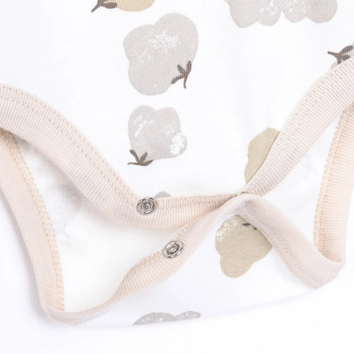 HelloBaby Baby Girl Long Sleeve Bodysuit 2 pcs - Beige ebebek