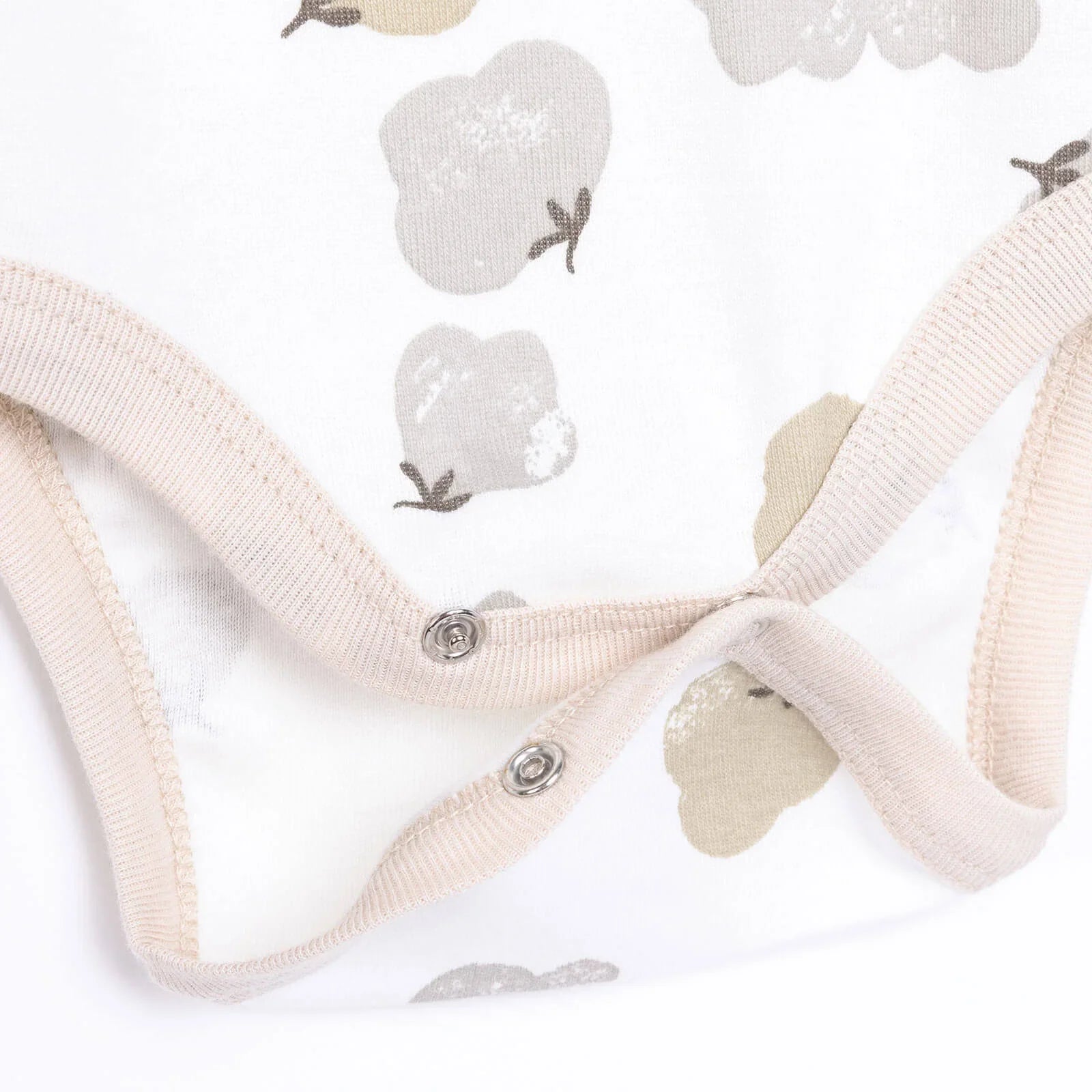 HelloBaby Baby Girl Long Sleeve Bodysuit 2 pcs - Beige ebebek