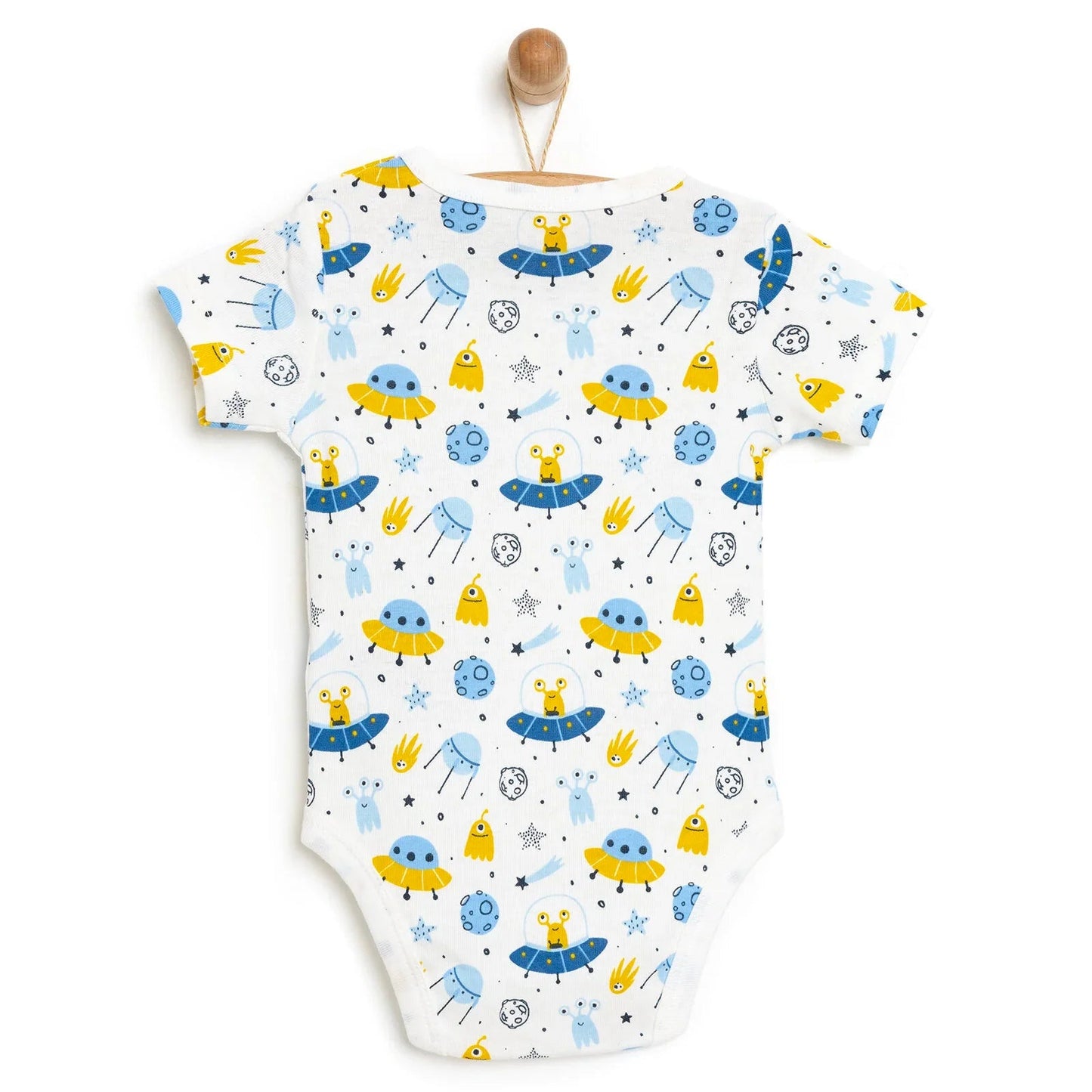 HelloBaby Baby Boy Short Sleeve  Body - White ebebek