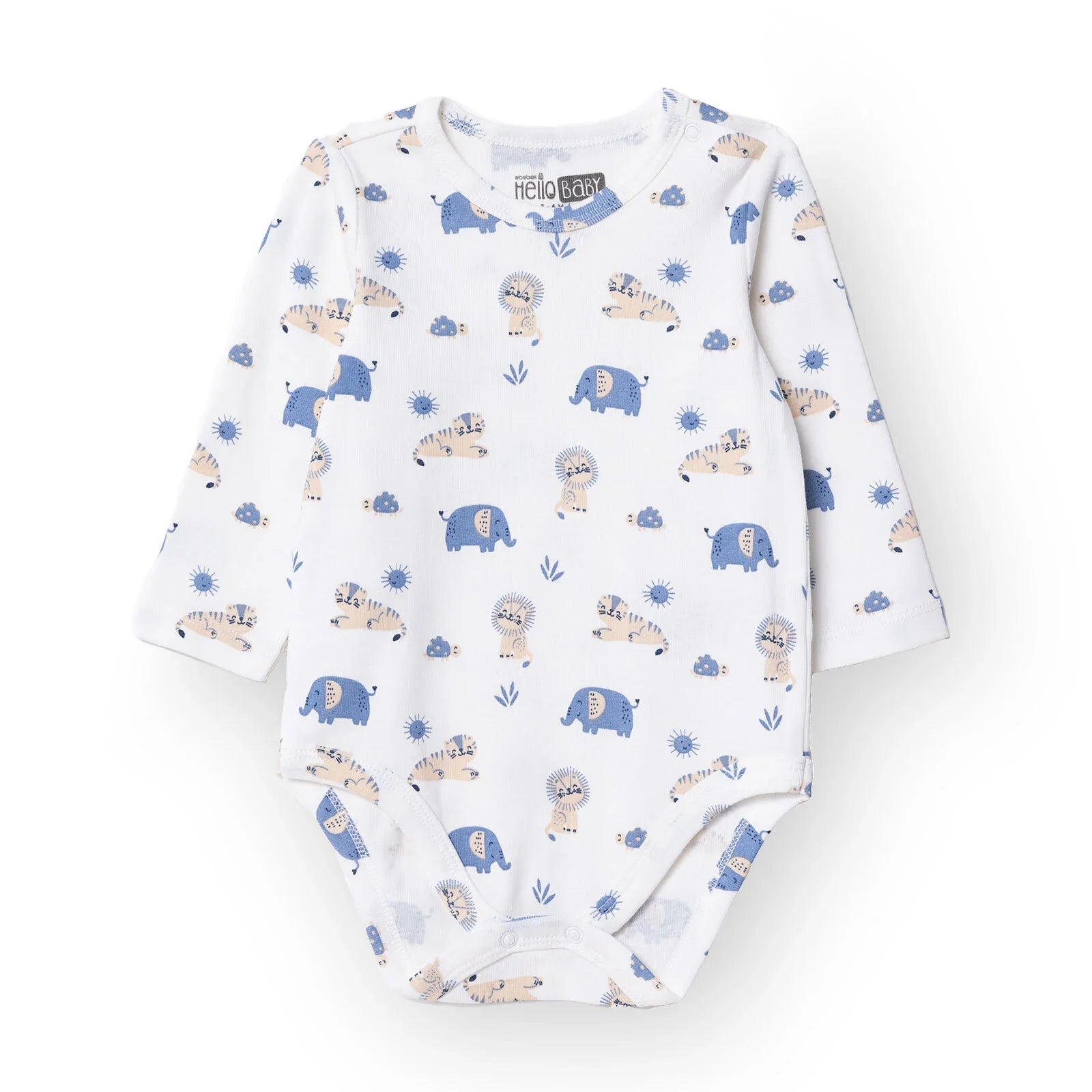 HelloBaby Long Sleeve Body - Ecru ebebek