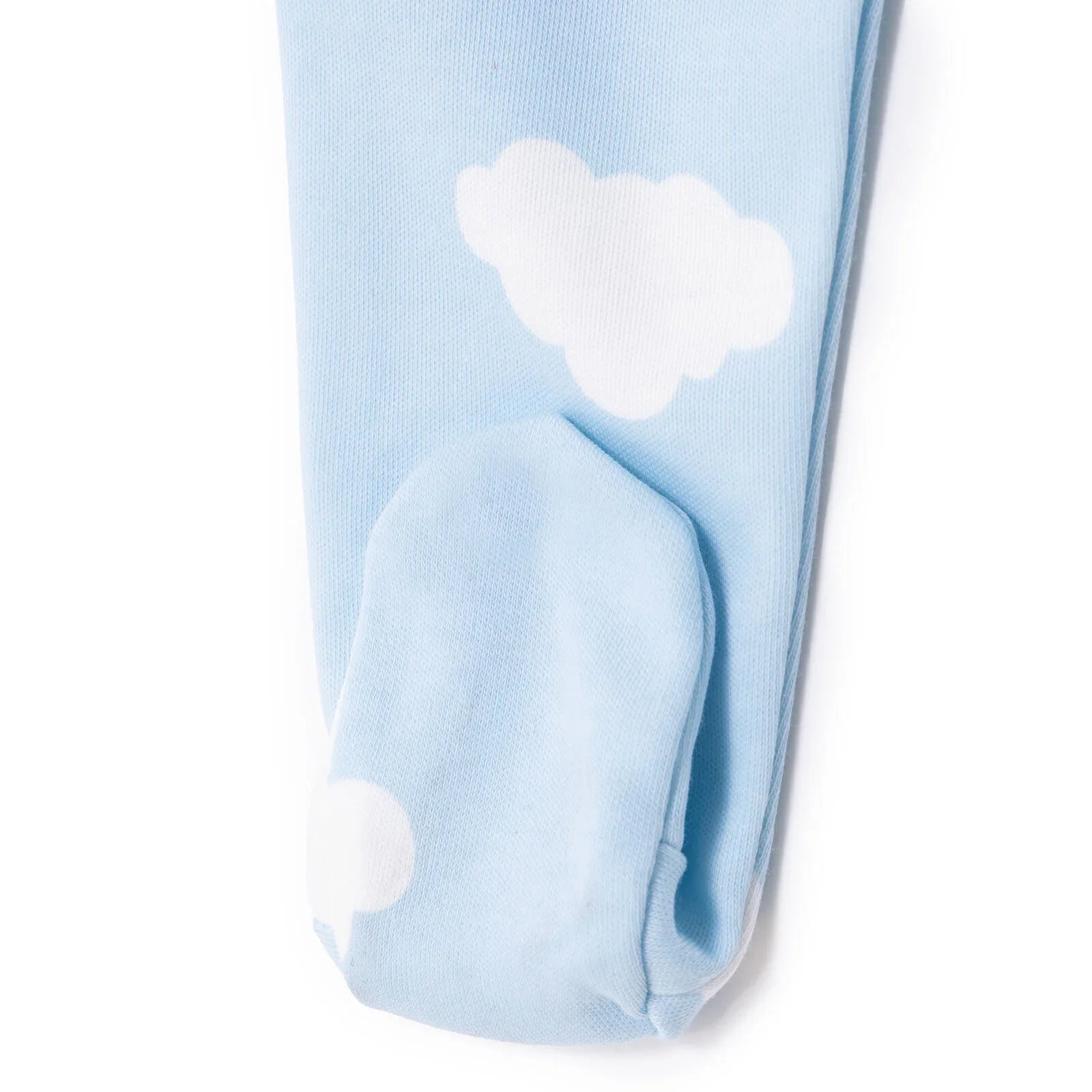 HelloBaby Newborn Footed Jumpsuit - Light Blue ebebek