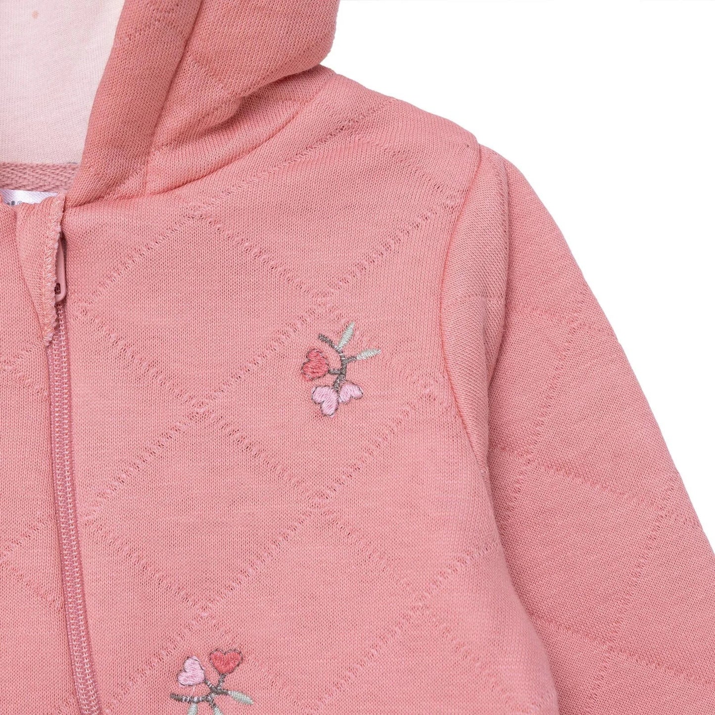 Bebetto Newborn Footless Jumpsuit - Light Rose ebebek