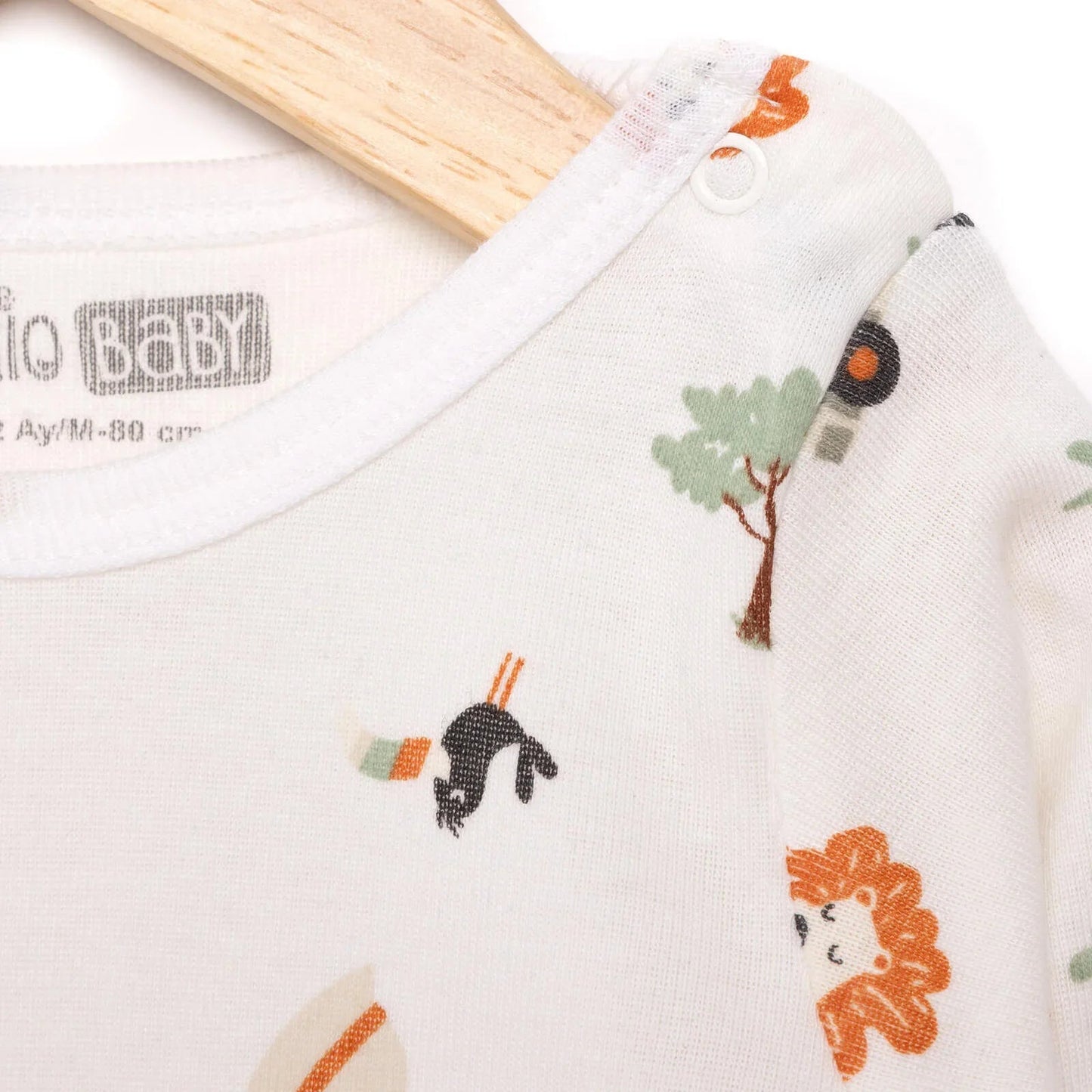 HelloBaby Baby Boy Long Sleeve Body 2 pcs - Beige ebebek