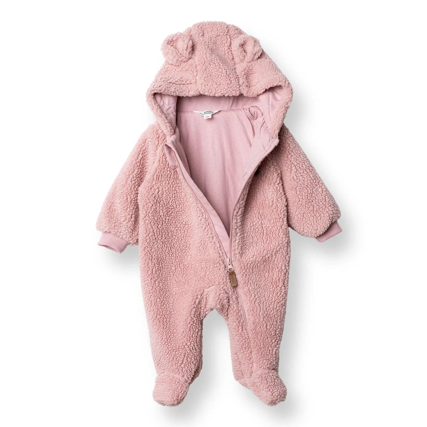Midimod Newborn Welsoft Footed Jumpsuit - Pink ebebek