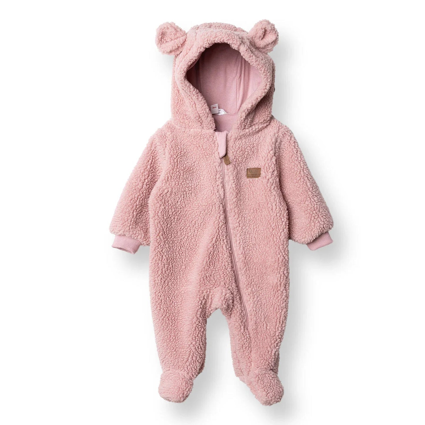 Midimod Newborn Welsoft Footed Jumpsuit - Pink ebebek