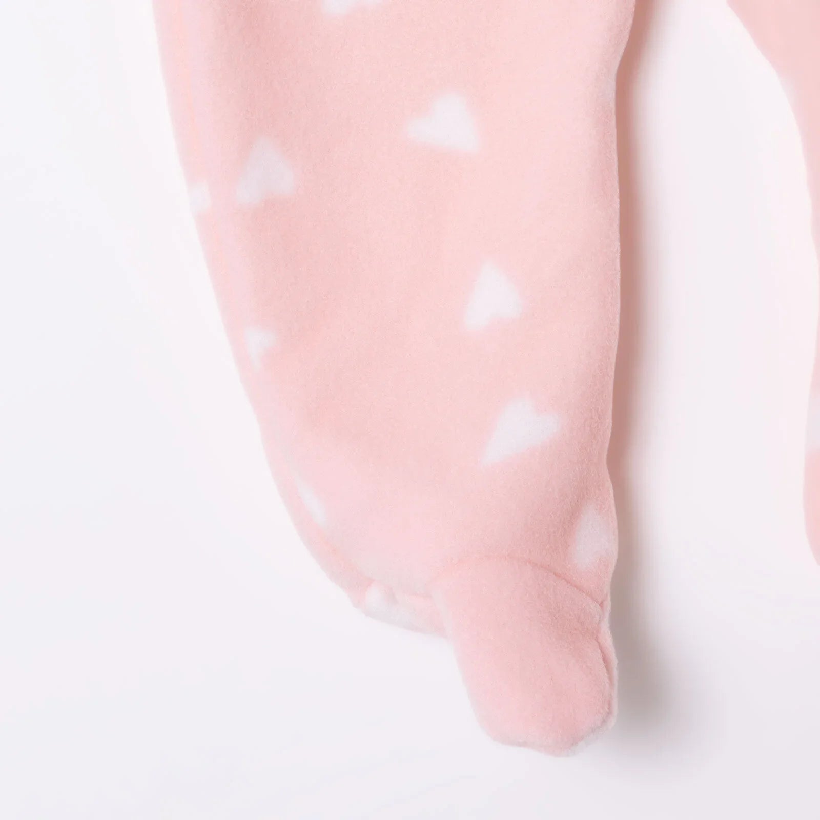 HelloBaby Newborn Polar Footed Jumpsuit - Pink Printed ebebek