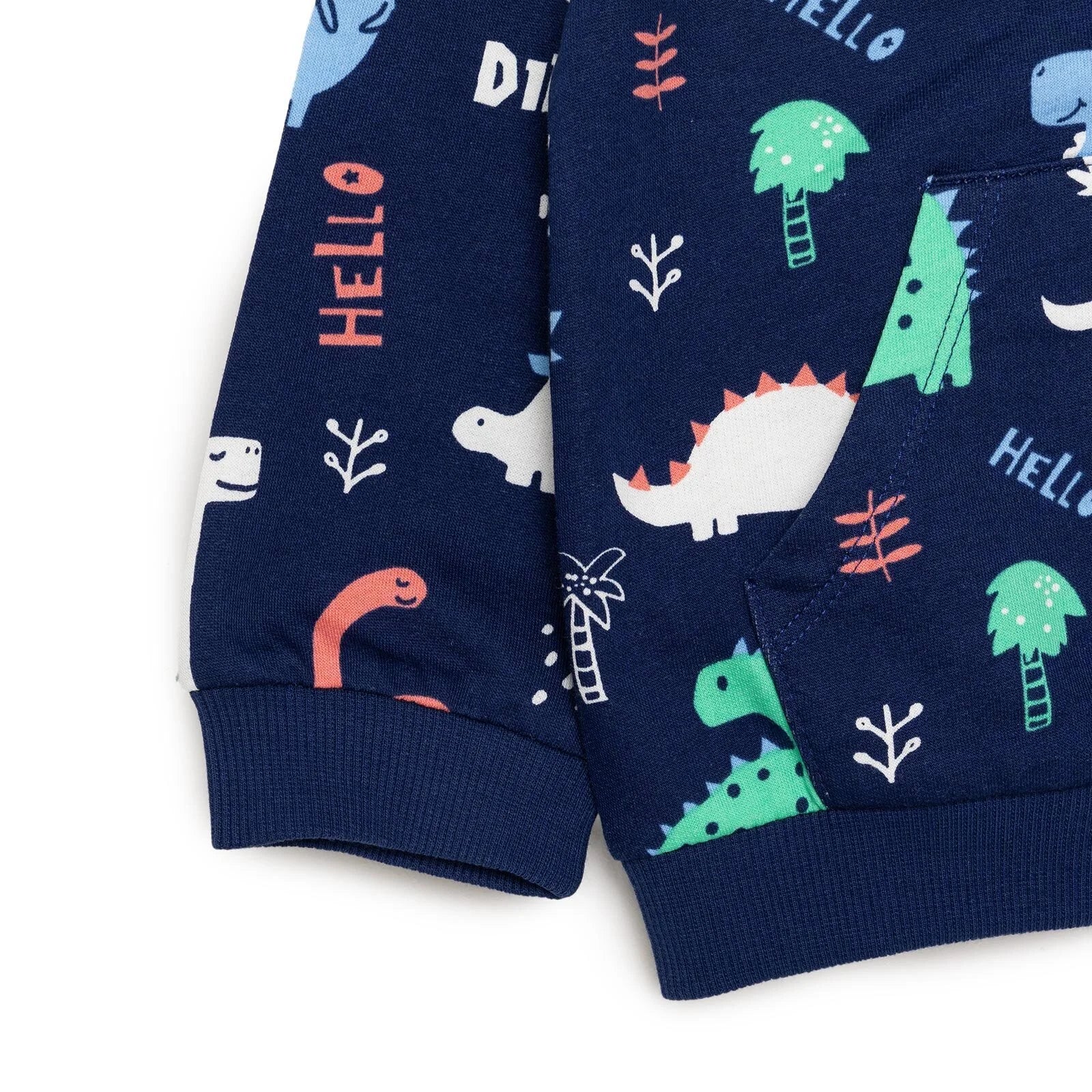 HelloBaby Basic Boy Dinosaur Patterned Jumpsuit - Printed ebebek