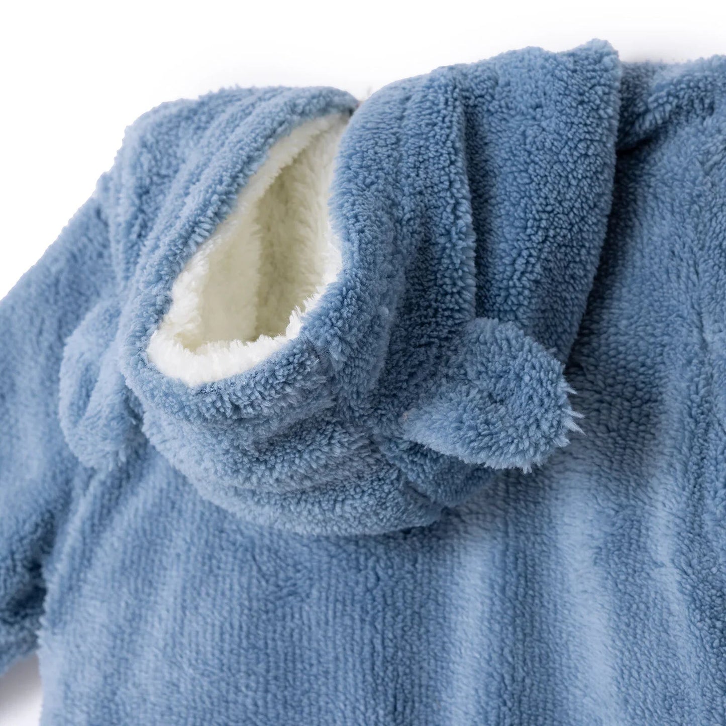 Midimod Newborn Welsoft Footless Jumpsuit - Blue ebebek