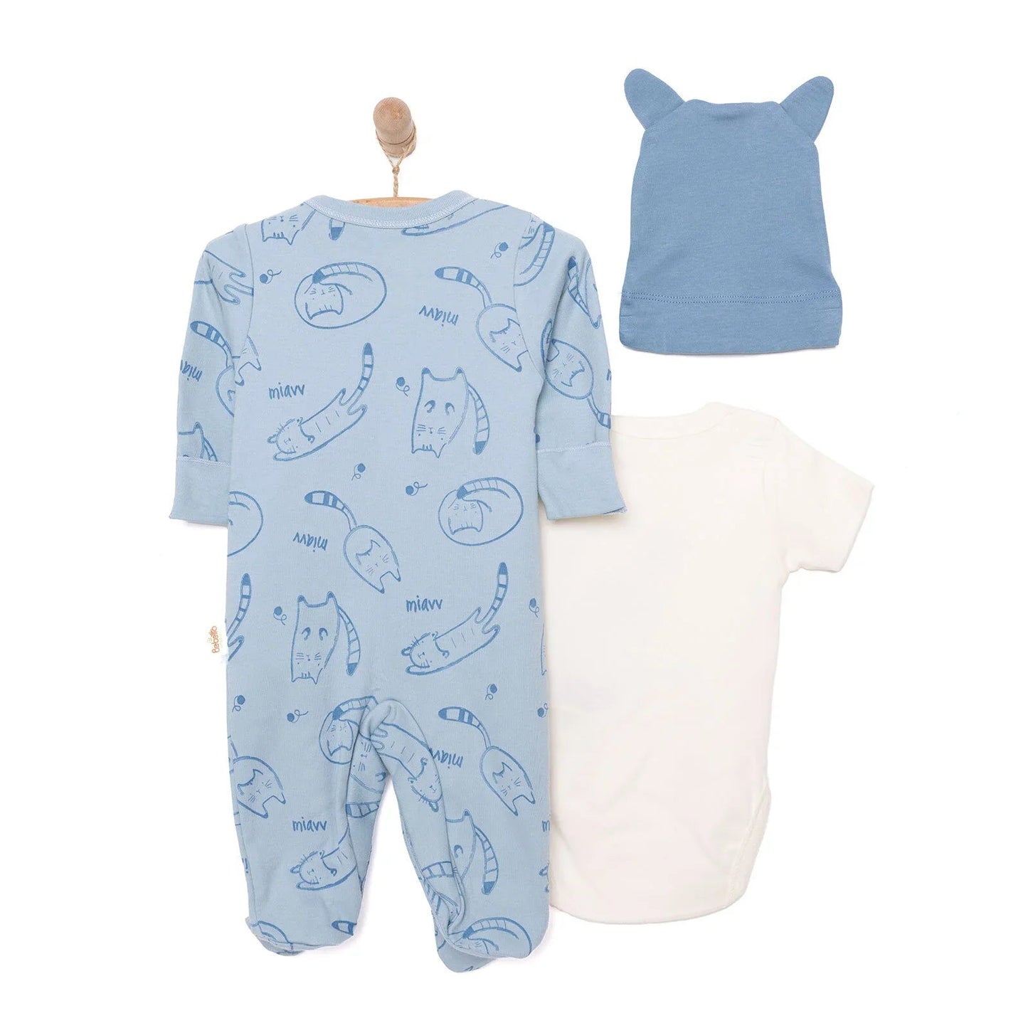 Bebetto Organic  Unisex Jumpsuit - Indigo ebebek