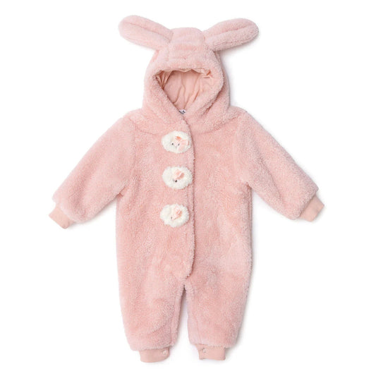 Midimod Newborn Welsoft Footless Jumpsuit - Pink ebebek