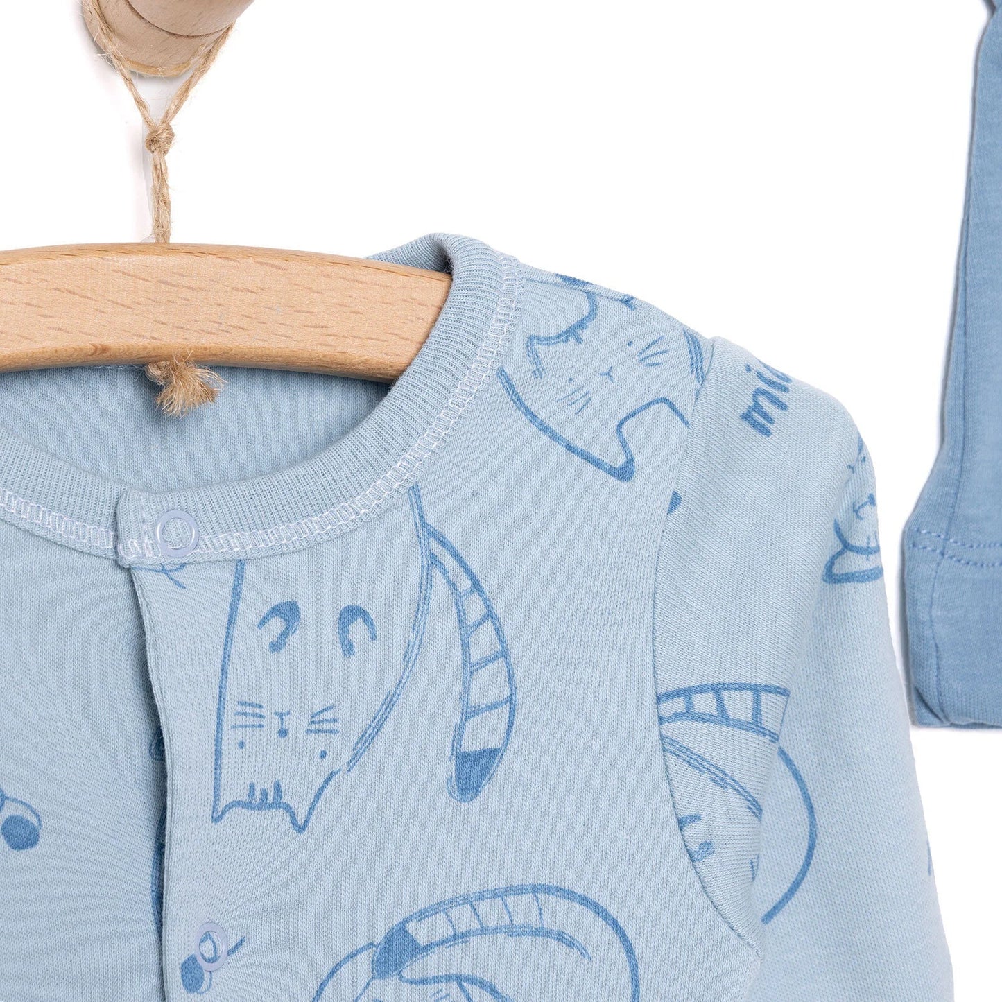 Bebetto Organic  Unisex Jumpsuit - Indigo ebebek
