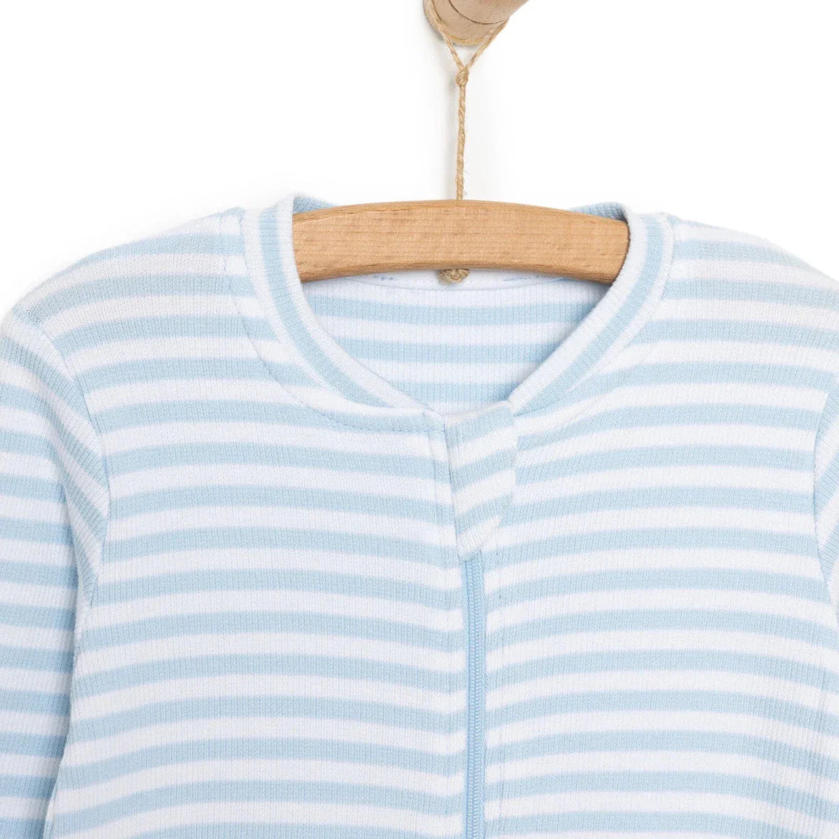 HelloBaby Boys Romper Crew Neck - Blue ebebek