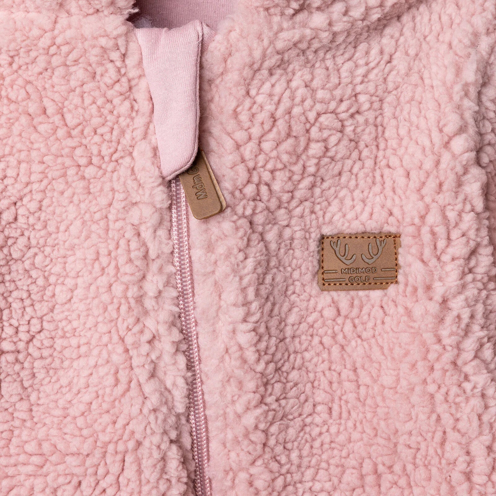 Midimod Newborn Welsoft Footed Jumpsuit - Pink ebebek