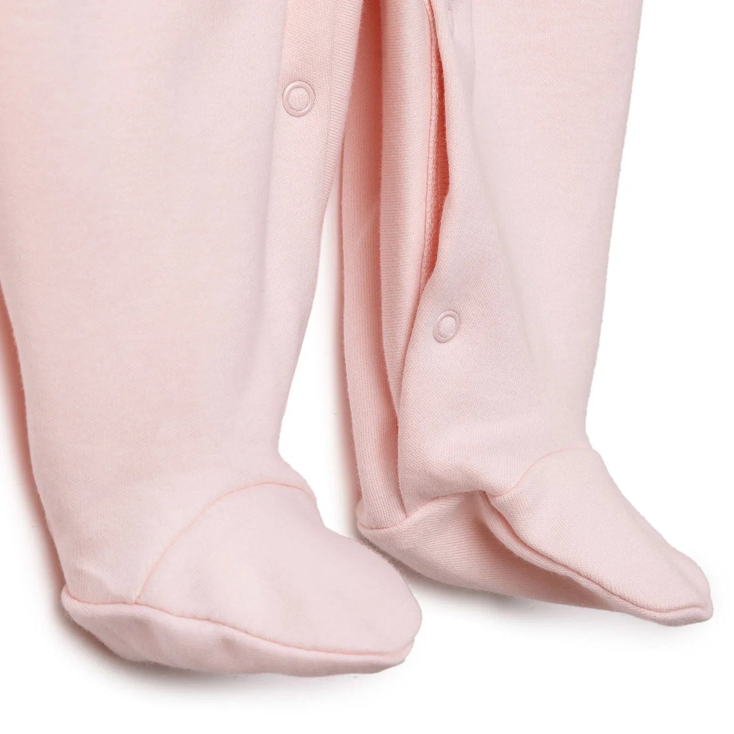 Bebetto Newborn Footed Jumpsuit - Pink ebebek