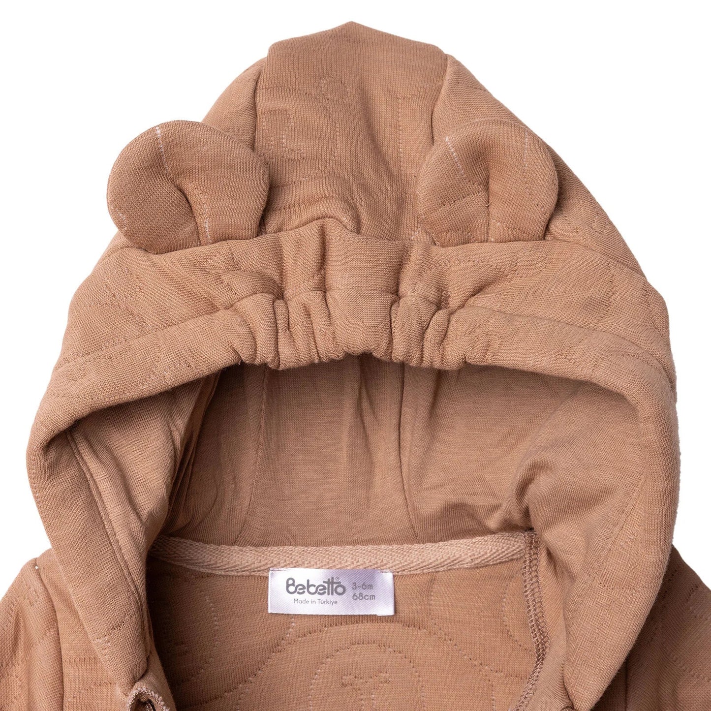 Bebetto Newborn Footless Jumpsuit - Brown ebebek