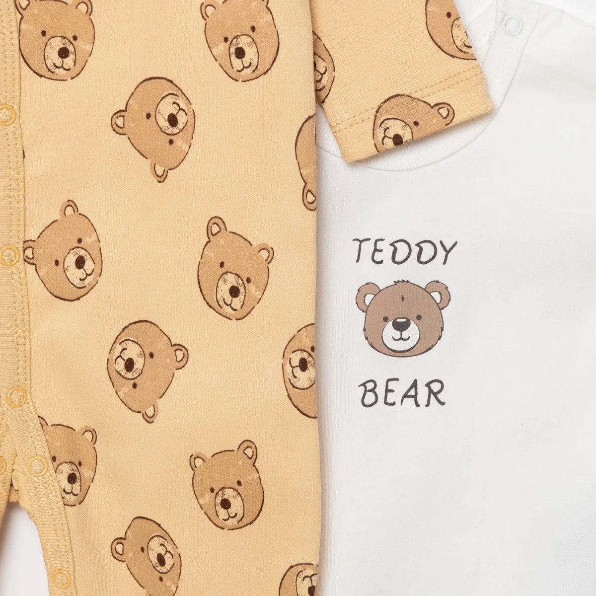 HelloBaby Boy Jumpsuit-Body-Hat - Beige ebebek