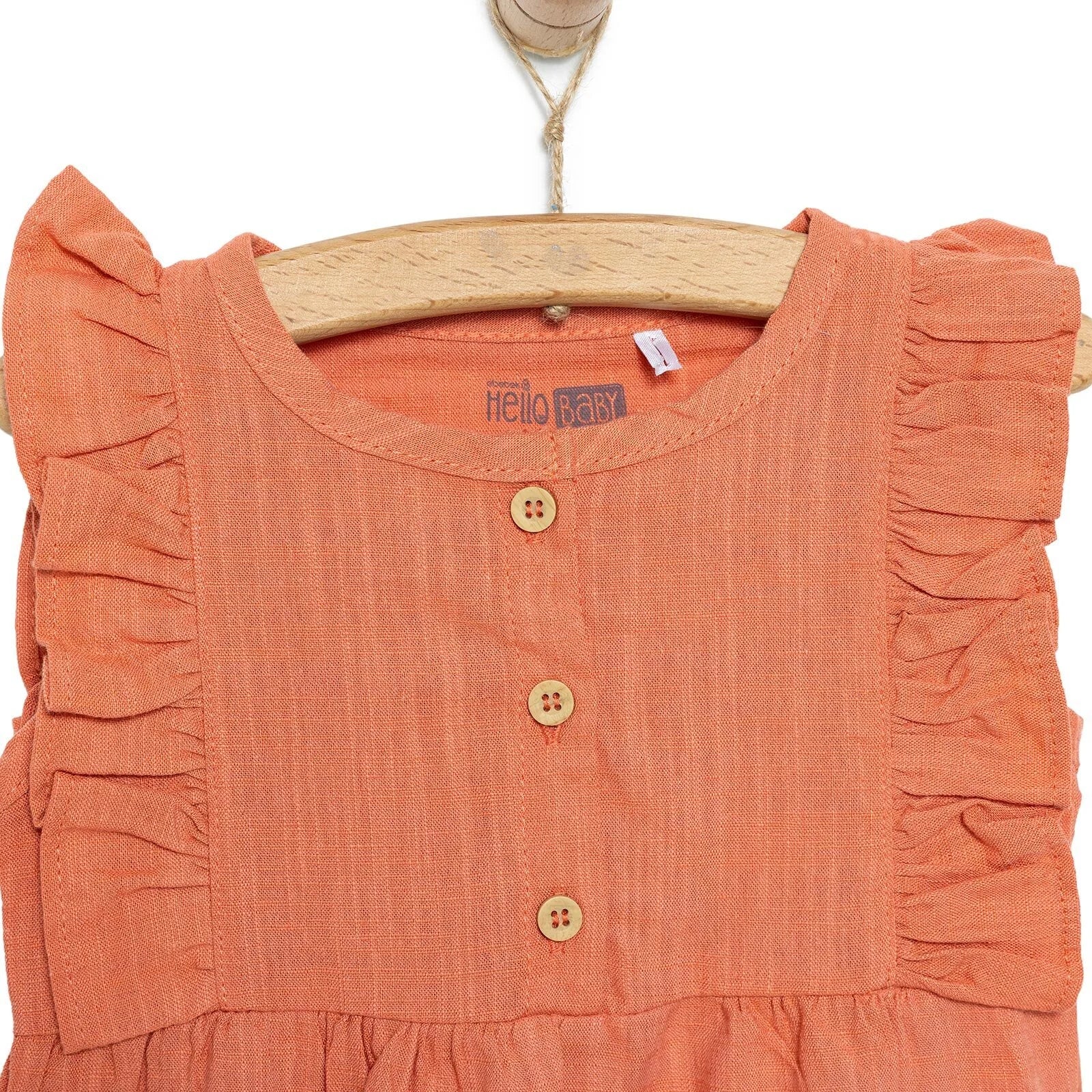 HelloBaby Baby Girl Athlete Bodysuit - Vermilion ebebek